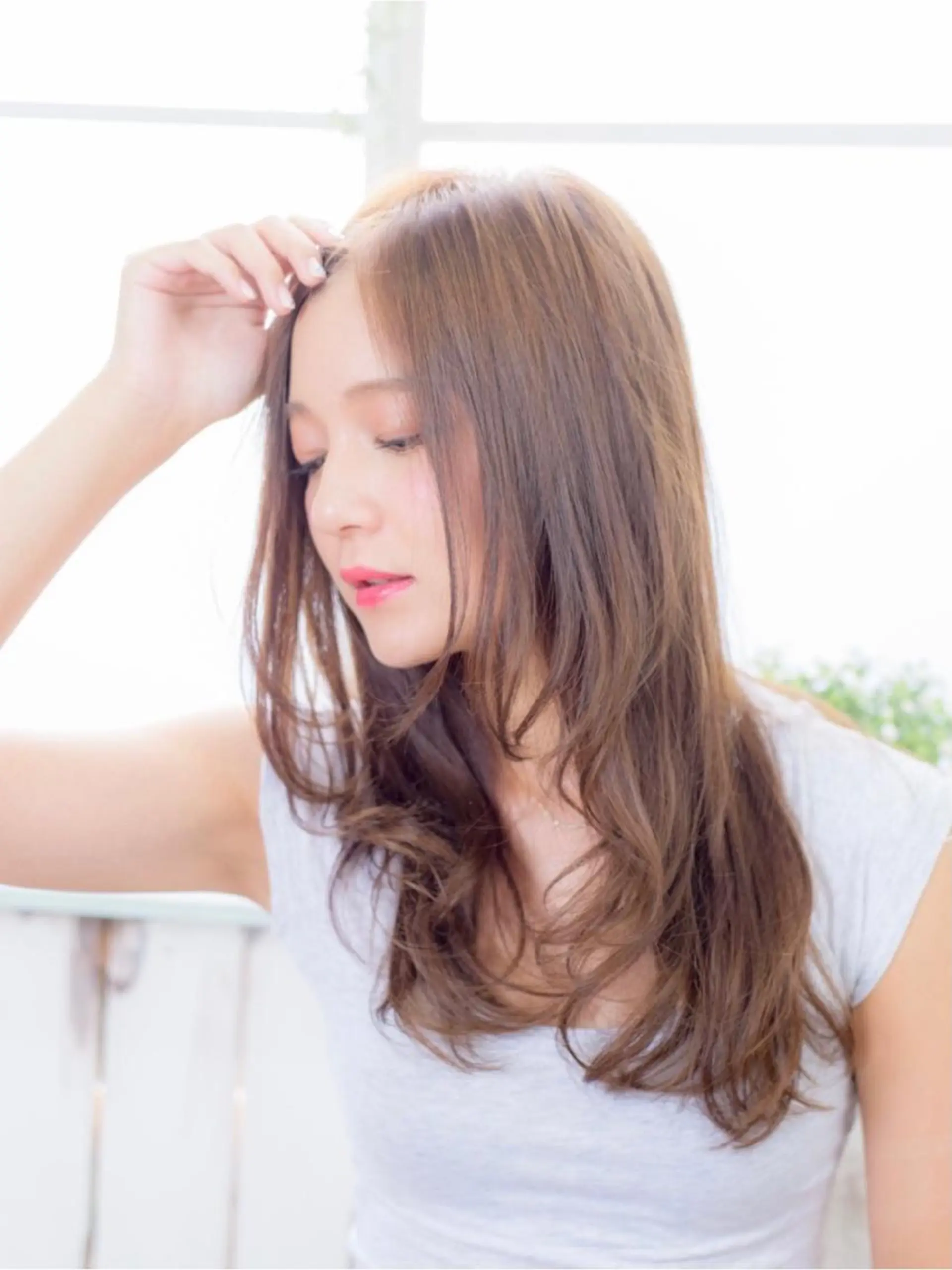 ロング カラー オーガニックカラー トリートメント 酸熱トリートメント/ 髪質改善🌟玉井香奈のヘアスタイル