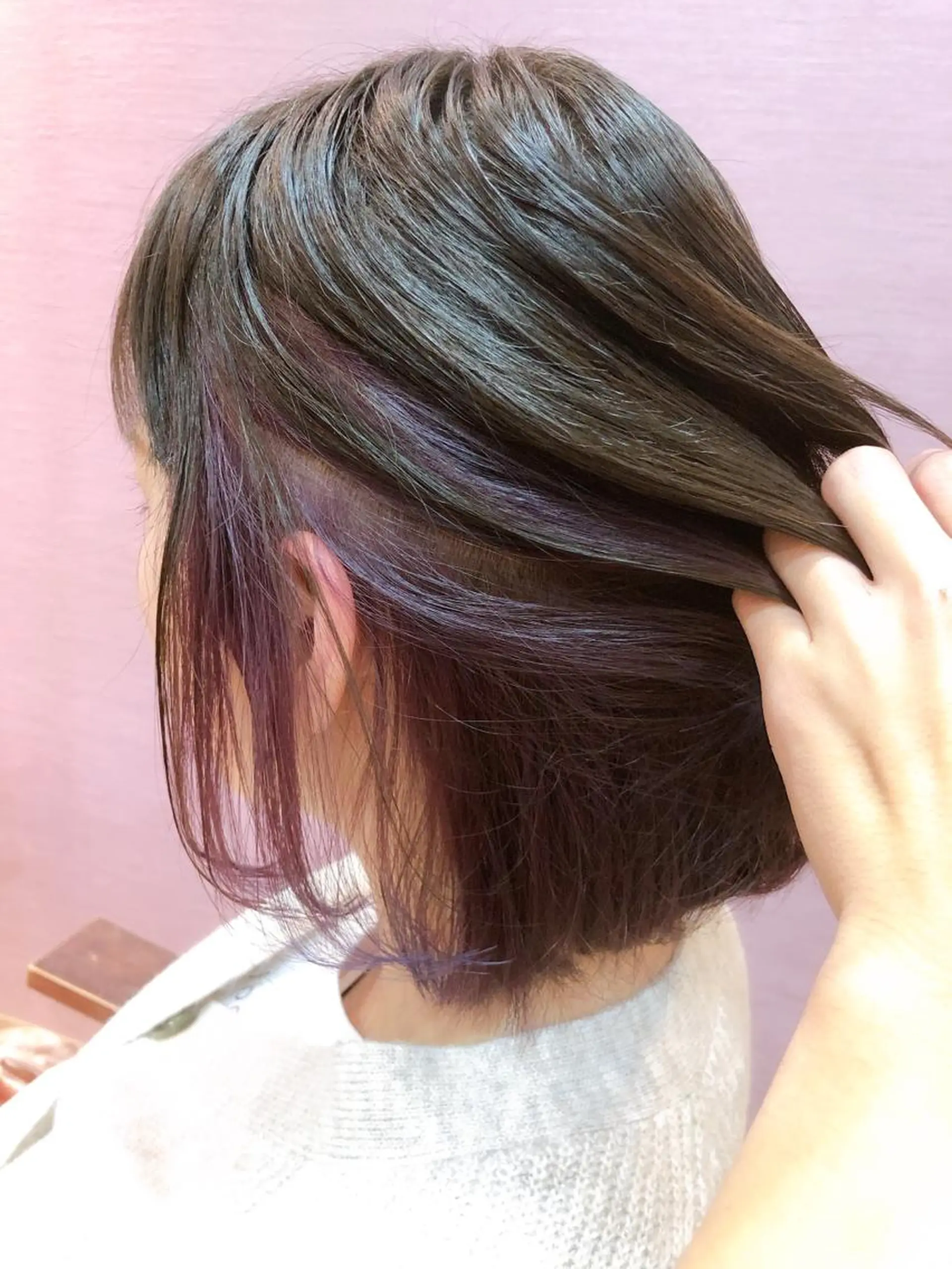 ミディアム カラー 【寺田町】ソリハシ アキラのヘアスタイル