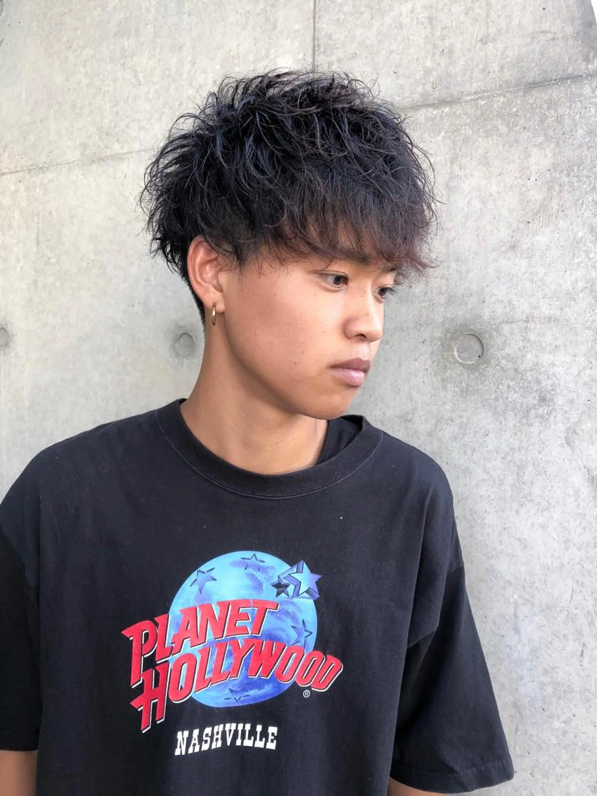 パーマ メンズ カット パーマ 森本裕/オーナー/ スパイラルパーマのヘアスタイル