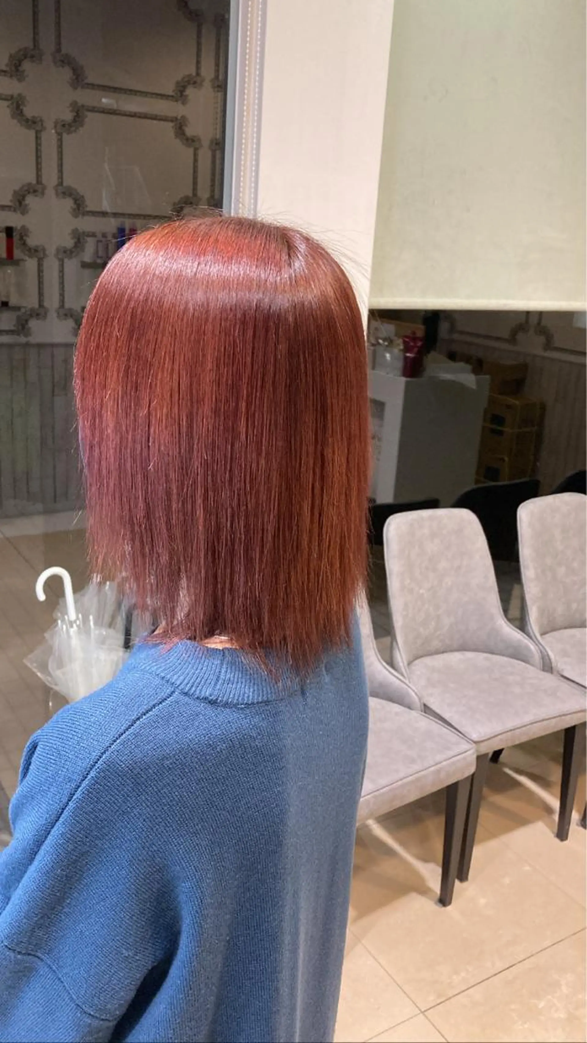 ミディアム ヘアカラー 早瀬 大地のヘアスタイル