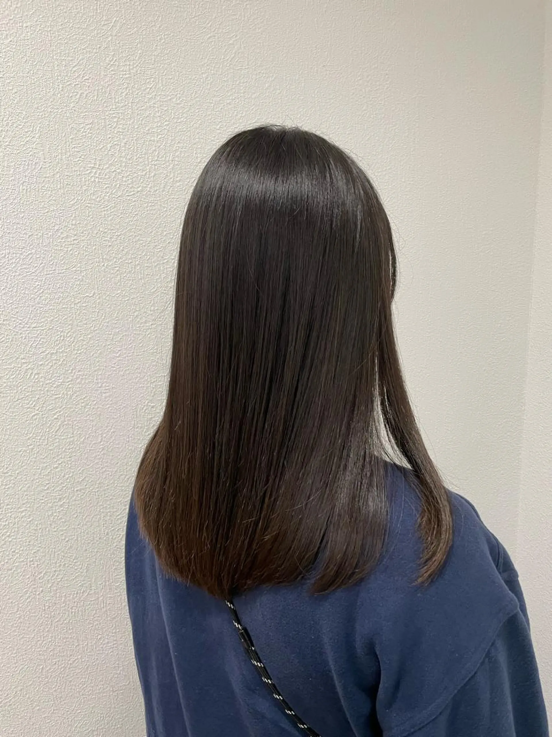 セミロング 髪質改善 韓国風ヘア トリートメント 渡辺 広宣のヘアスタイル