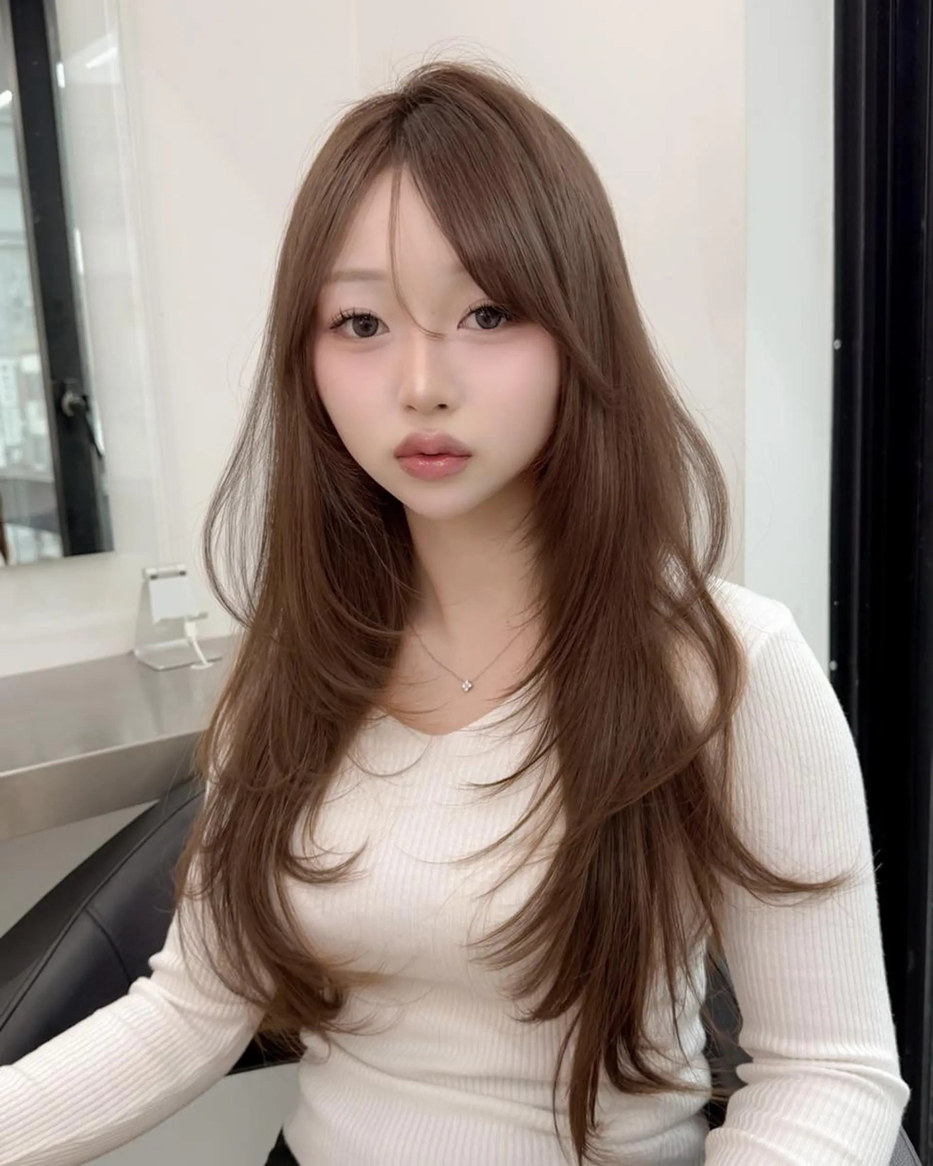 カラー *大人っぽ🏹韓国 トレンド💍銀座のヘアスタイル