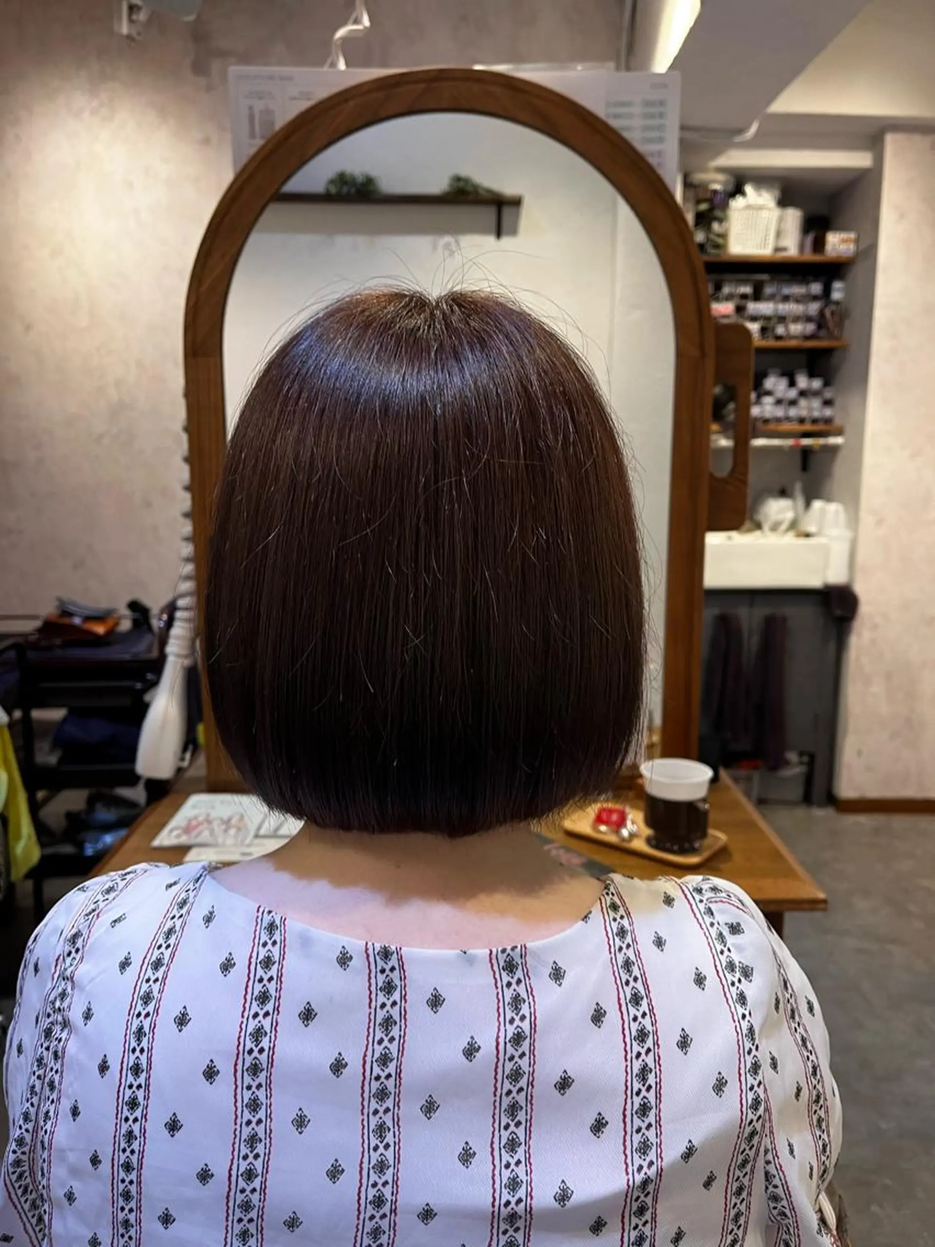 ショート カラー ブラウンカラー ナチュラルブラウン 佐藤槙哉 サトウシンヤのヘアスタイル