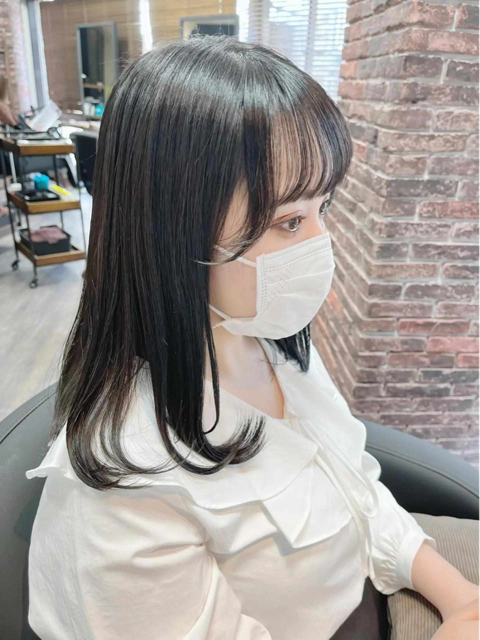 ロング カラー ヘアアレンジ 透明感カラー カット 縮毛矯正 トリートメント 🤍清楚系 韓国レイヤー🤍拓朗のヘアスタイル