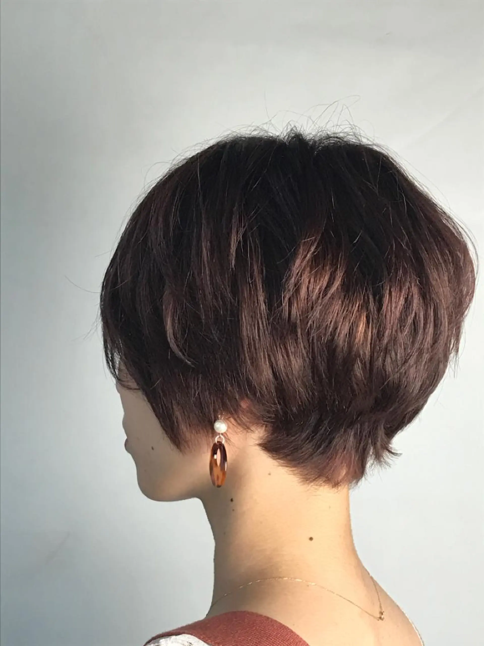 ショート 二重 由理のヘアスタイル