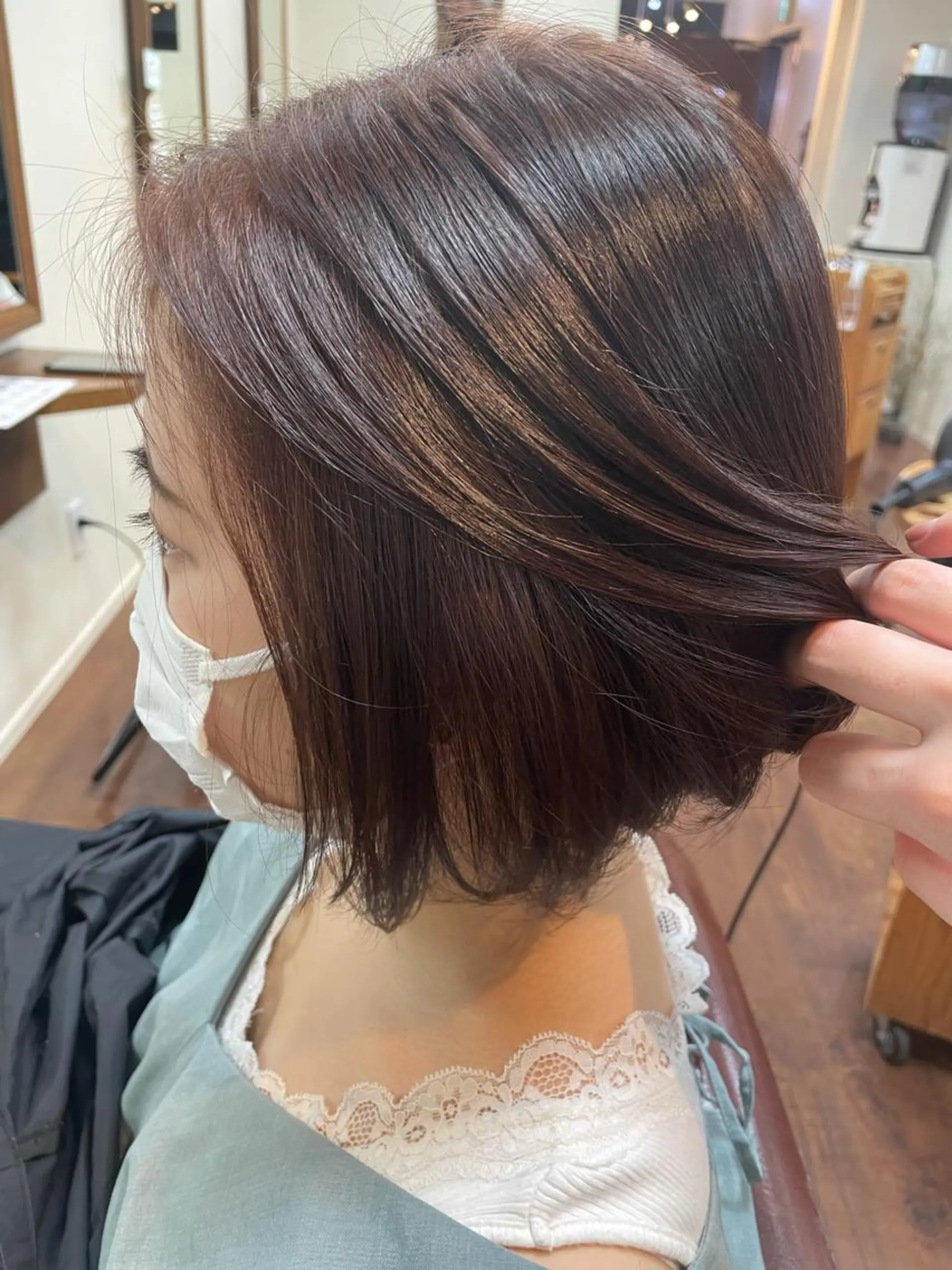 ショート カラー 奈良橋 彩圭のヘアスタイル