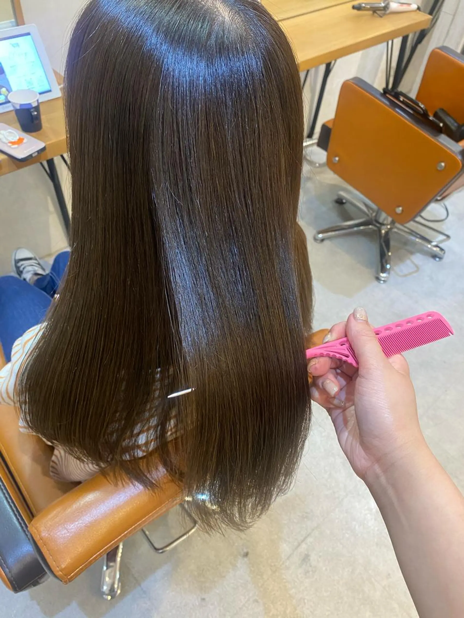 セミロング トリートメント Zina 梅田店 レイヤー/Miyuのヘアスタイル