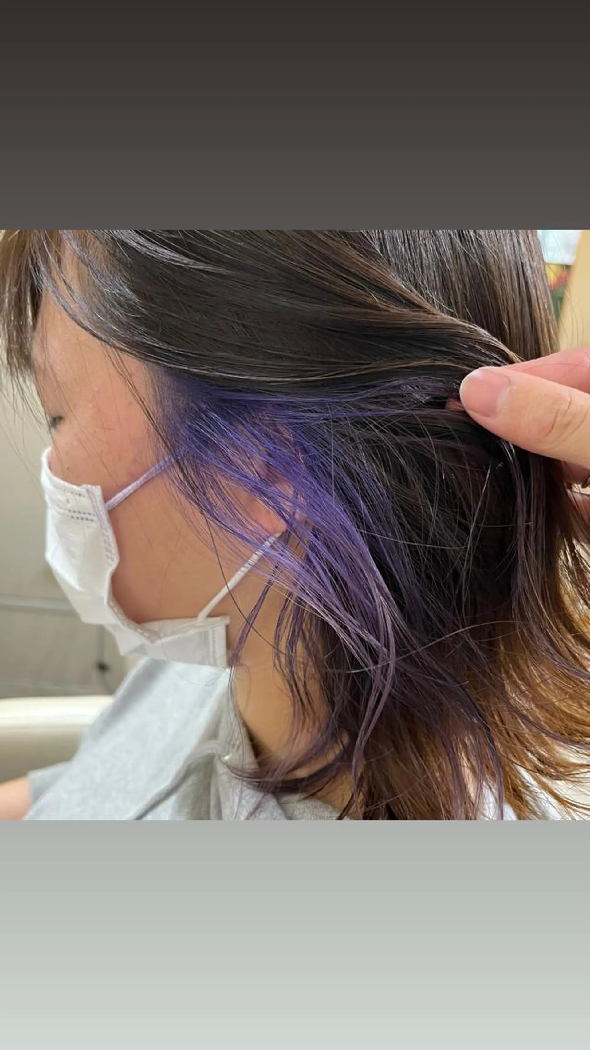 ショート カラー パープルカラー カラー職人 なかもと たつひろのヘアスタイル