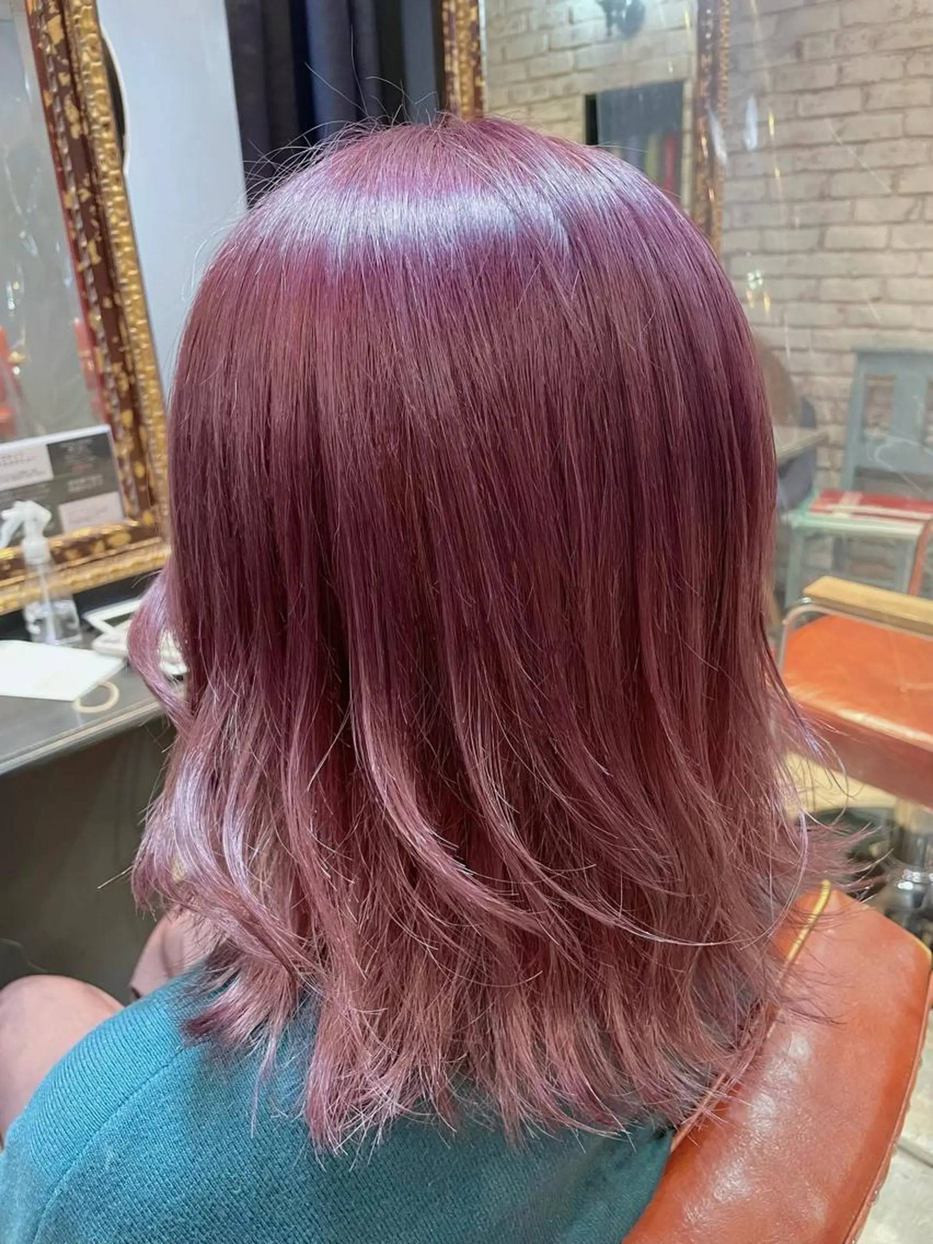 ミディアム カラー ピンクカラー カット ヘアカラー 推しカラー美容師 Yukino🌈のヘアスタイル