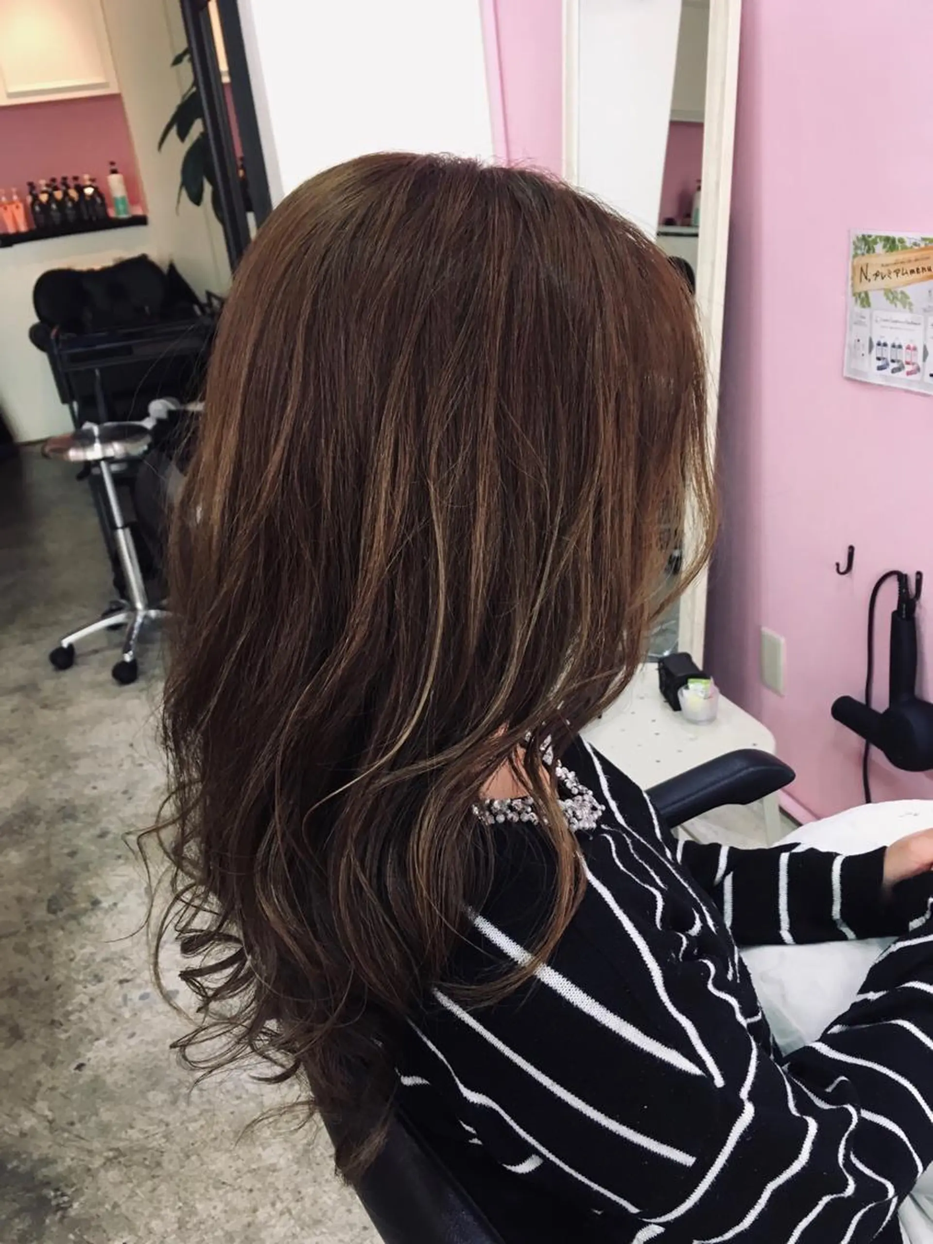 セミロング カラー カット ヘアカラー トリートメント 浦山 和之のヘアスタイル