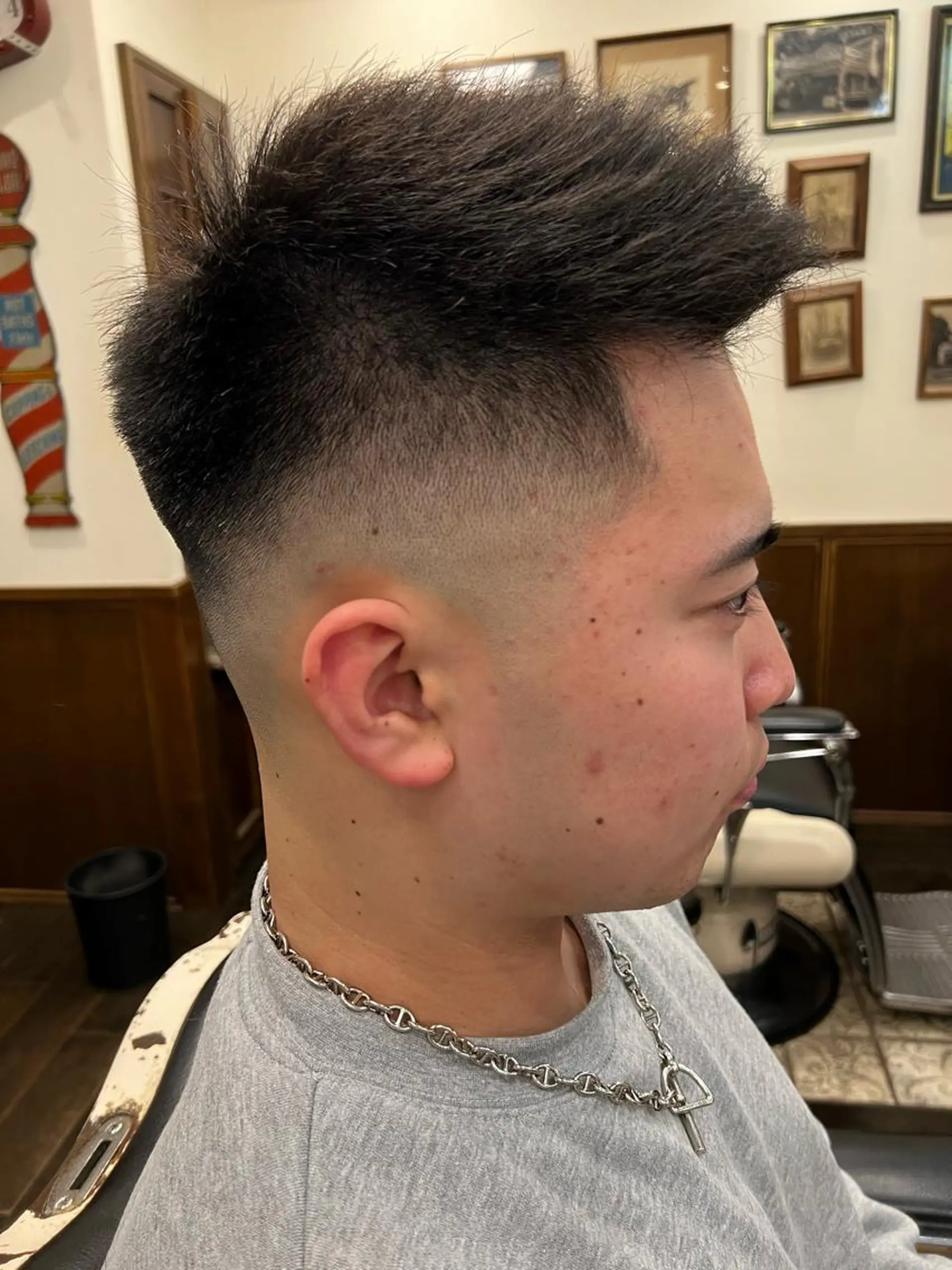 ショート メンズ 大久保 竣太のヘアスタイル