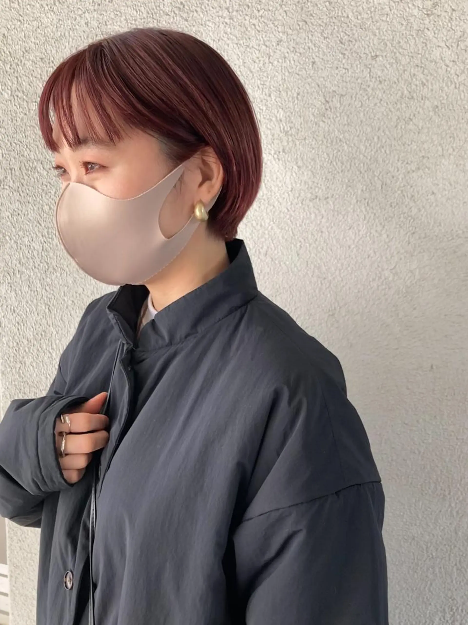 ショート ブリーチカラー🎀 韓国風/寺門美優のヘアスタイル