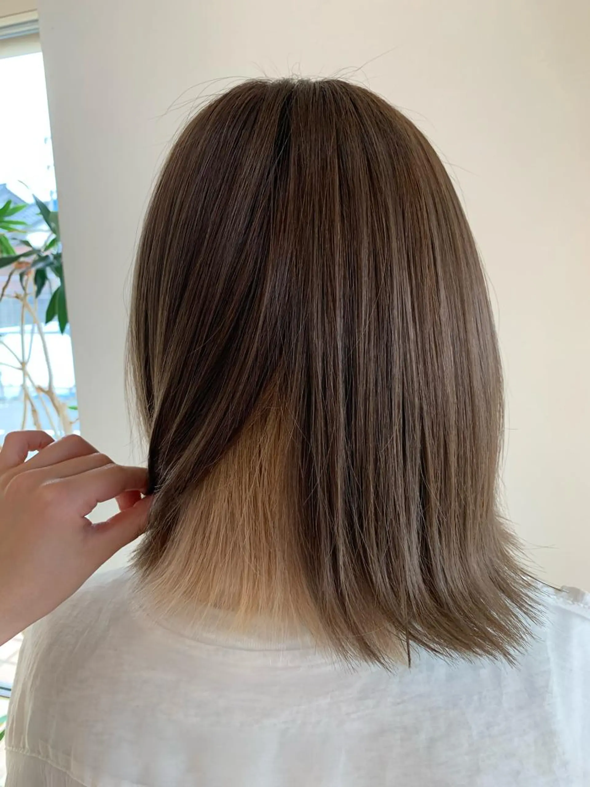 カラー 柴田 結衣のヘアスタイル