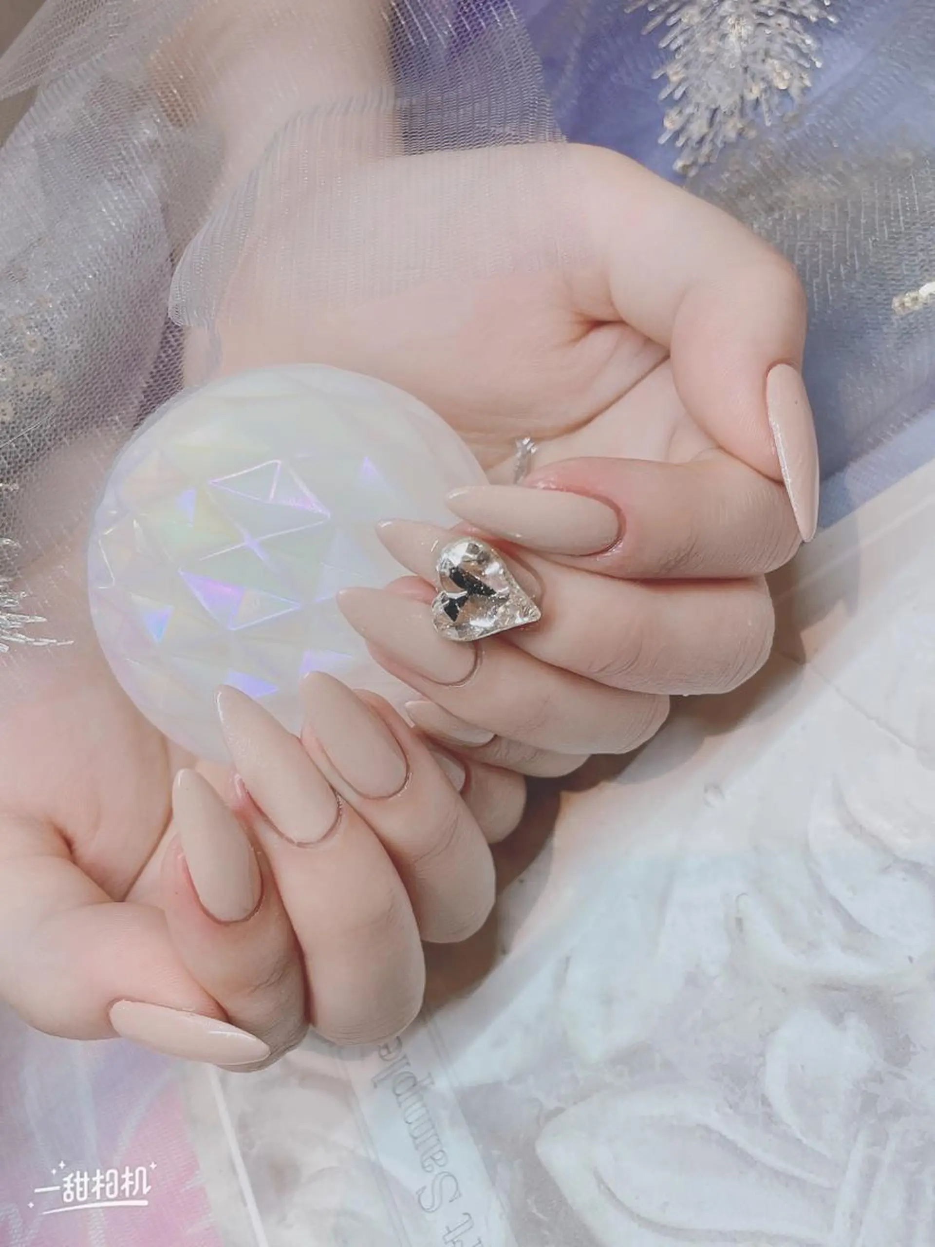 ネイル ハート 長さだし専門店 M2　rikaのネイルデザイン