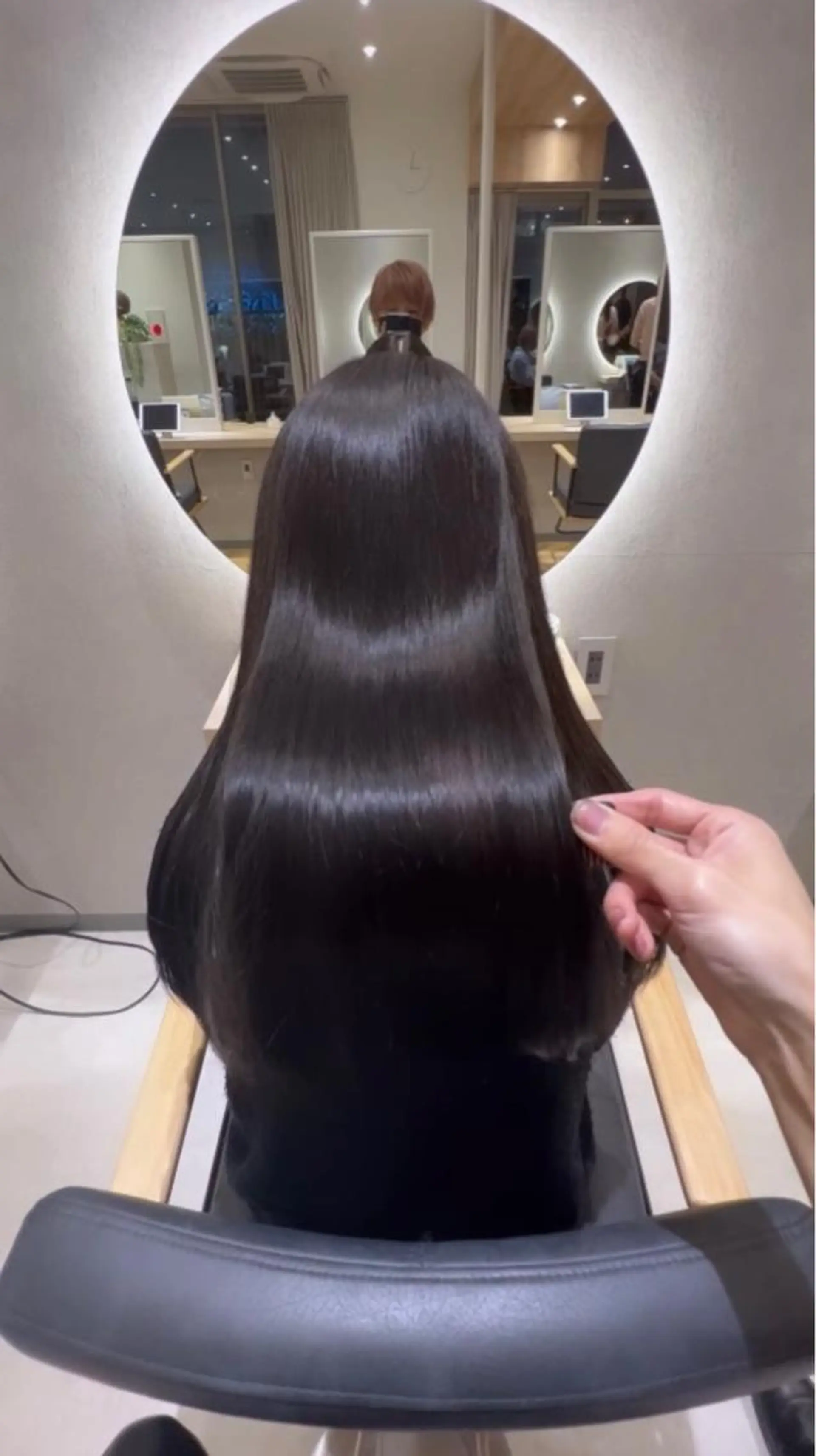 ロング 縮毛矯正 トリートメント 韓国ヘア🩶侑矢 艶髪透明感/福岡のヘアスタイル