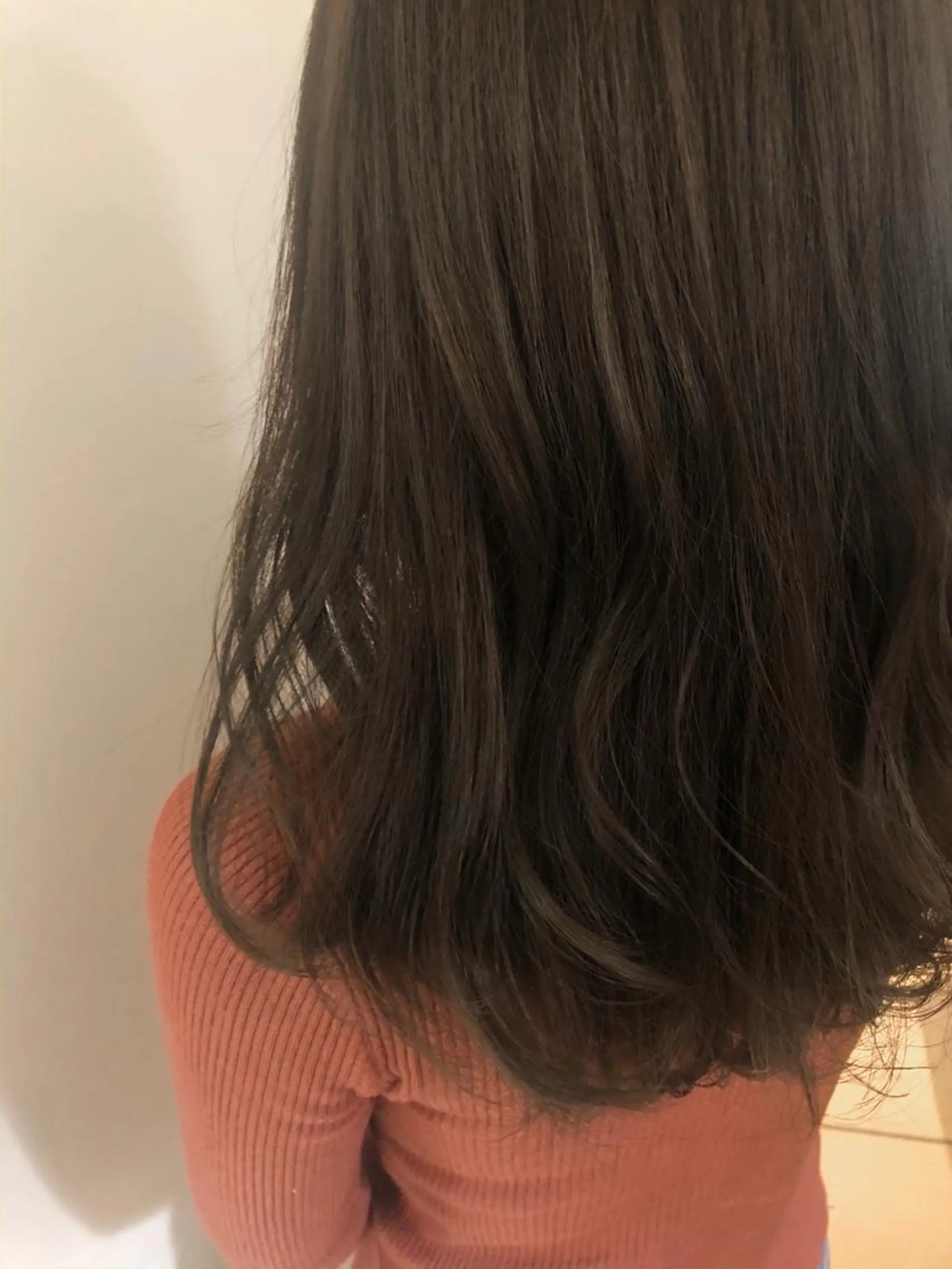 セミロング カラー カット ヘアカラー トリートメント 韓国hair ·͜· watanabeのヘアスタイル