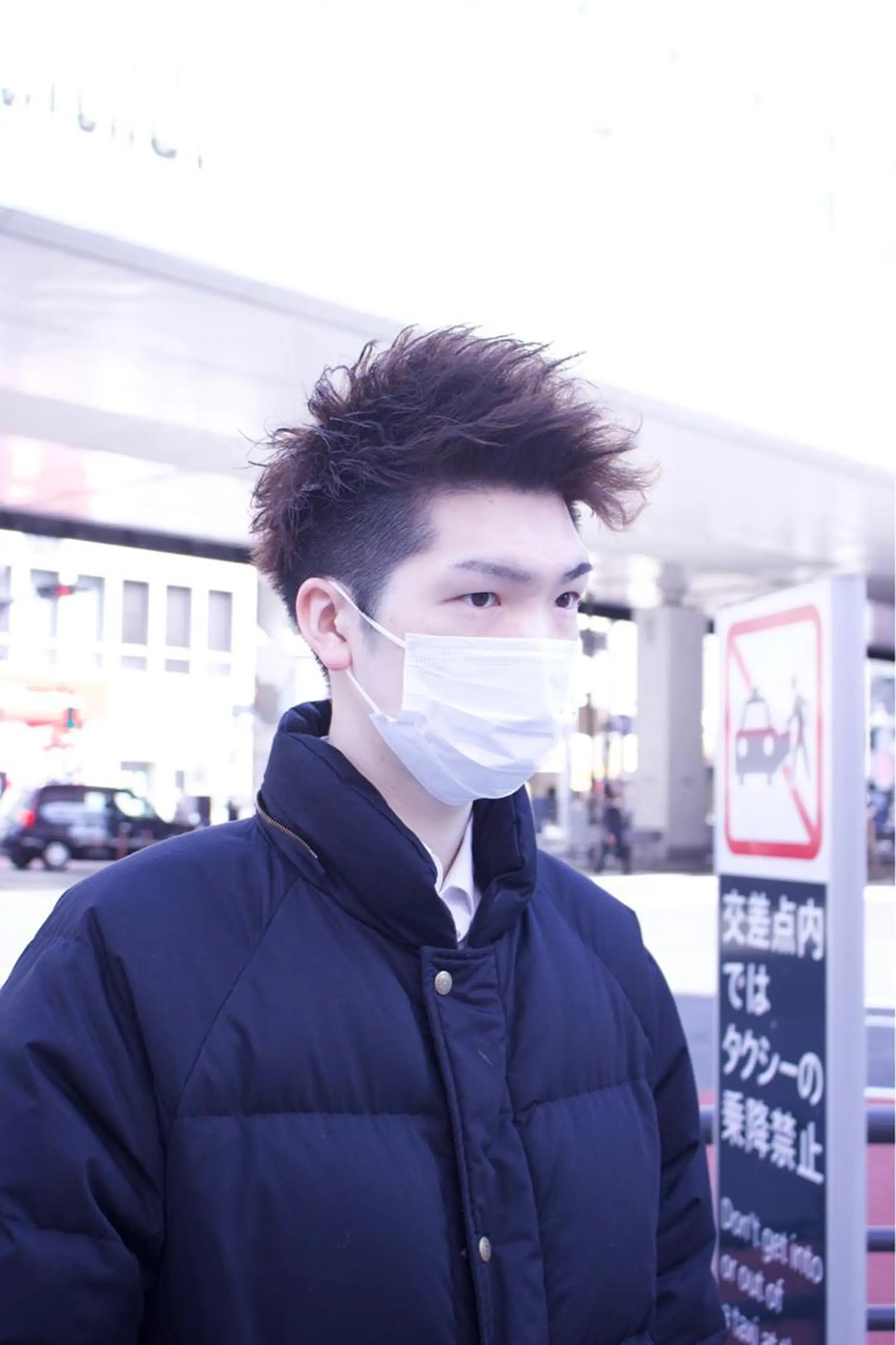 ショート パーマ メンズ 大泉 和也のヘアスタイル