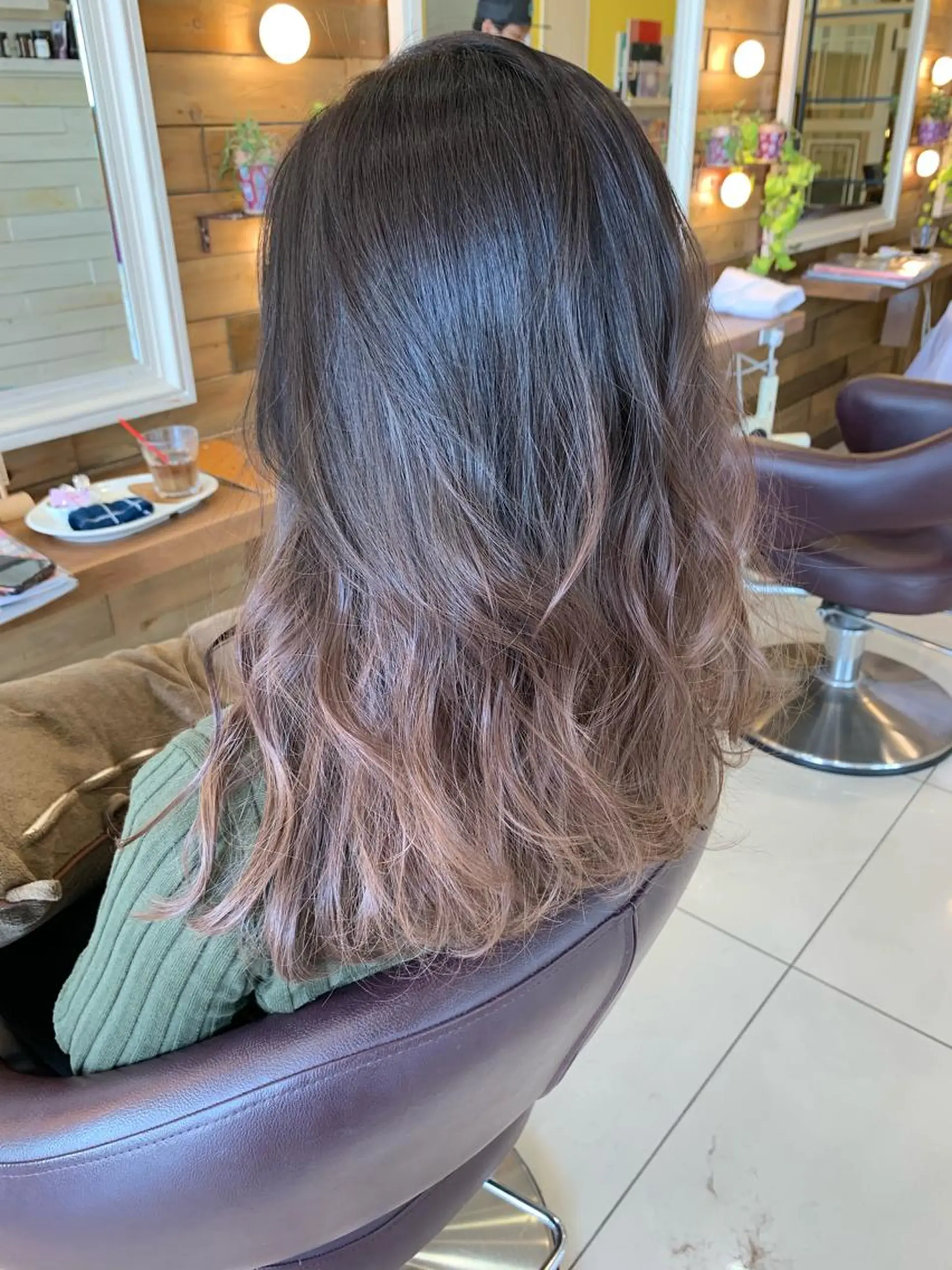 カラー ブリーチ ヘアカラー 黒田瀬奈/ボブ まろやかベージュのヘアスタイル