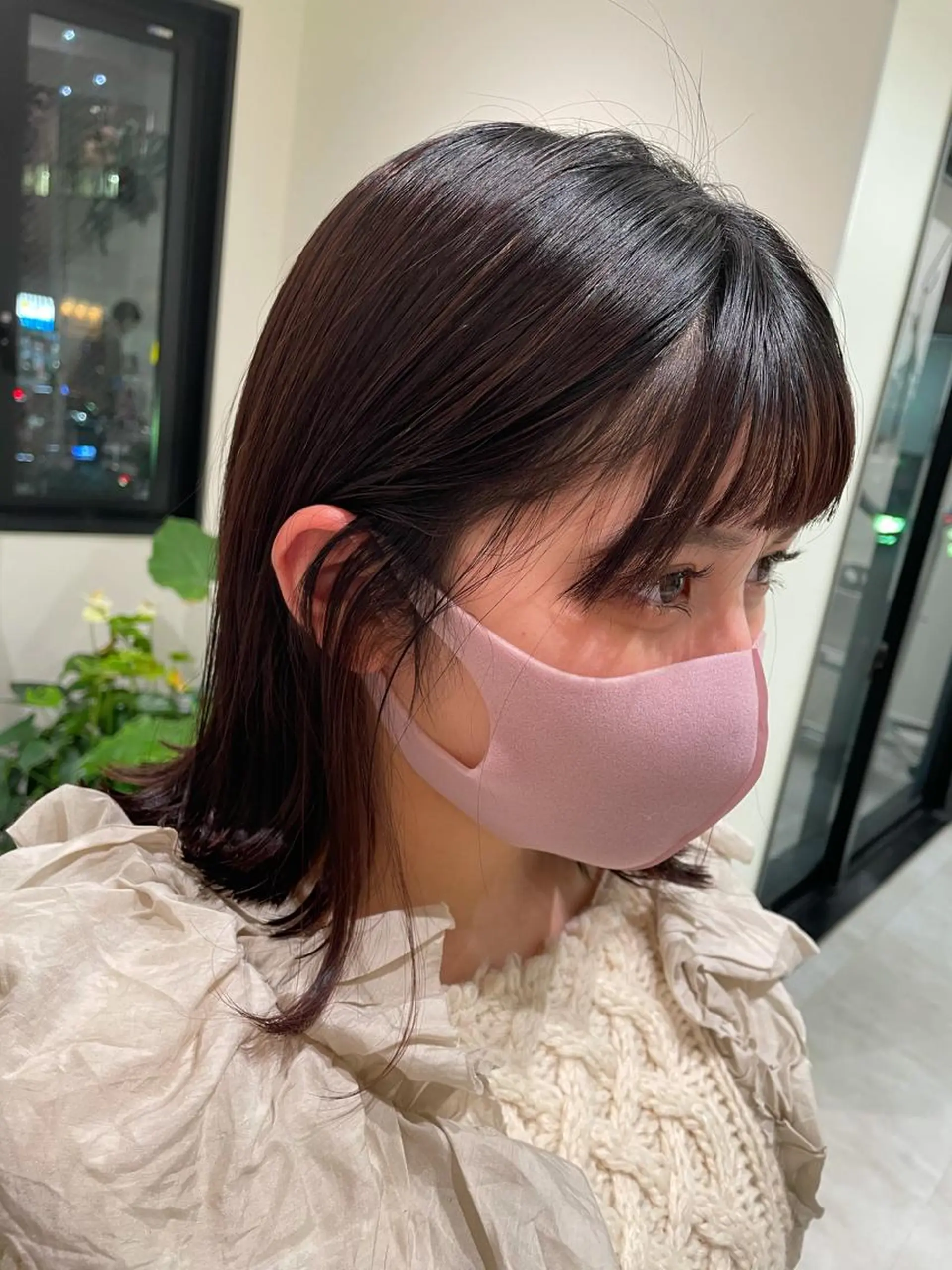 ミディアム ボブ/インナーカラー /眉毛/Miyuのヘアスタイル