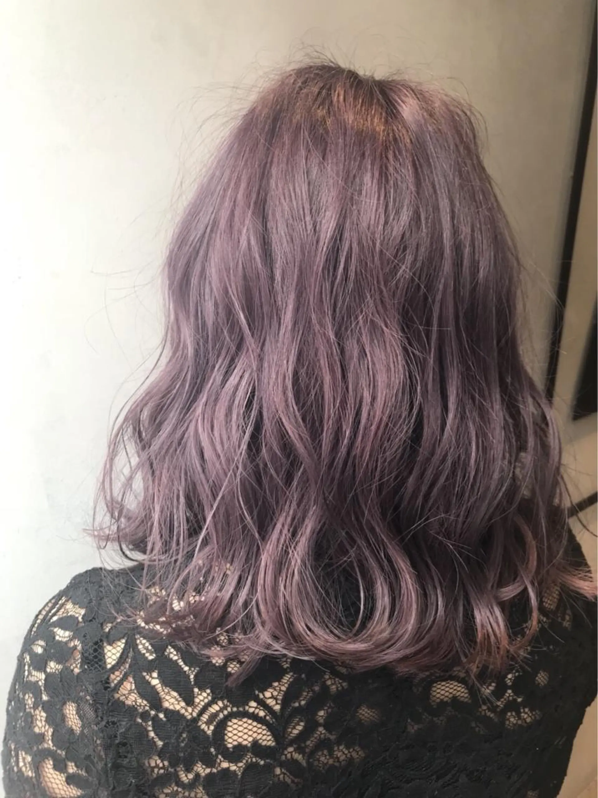 ミディアム ピンクラベンダー みつゆ 表参道/原宿のヘアスタイル