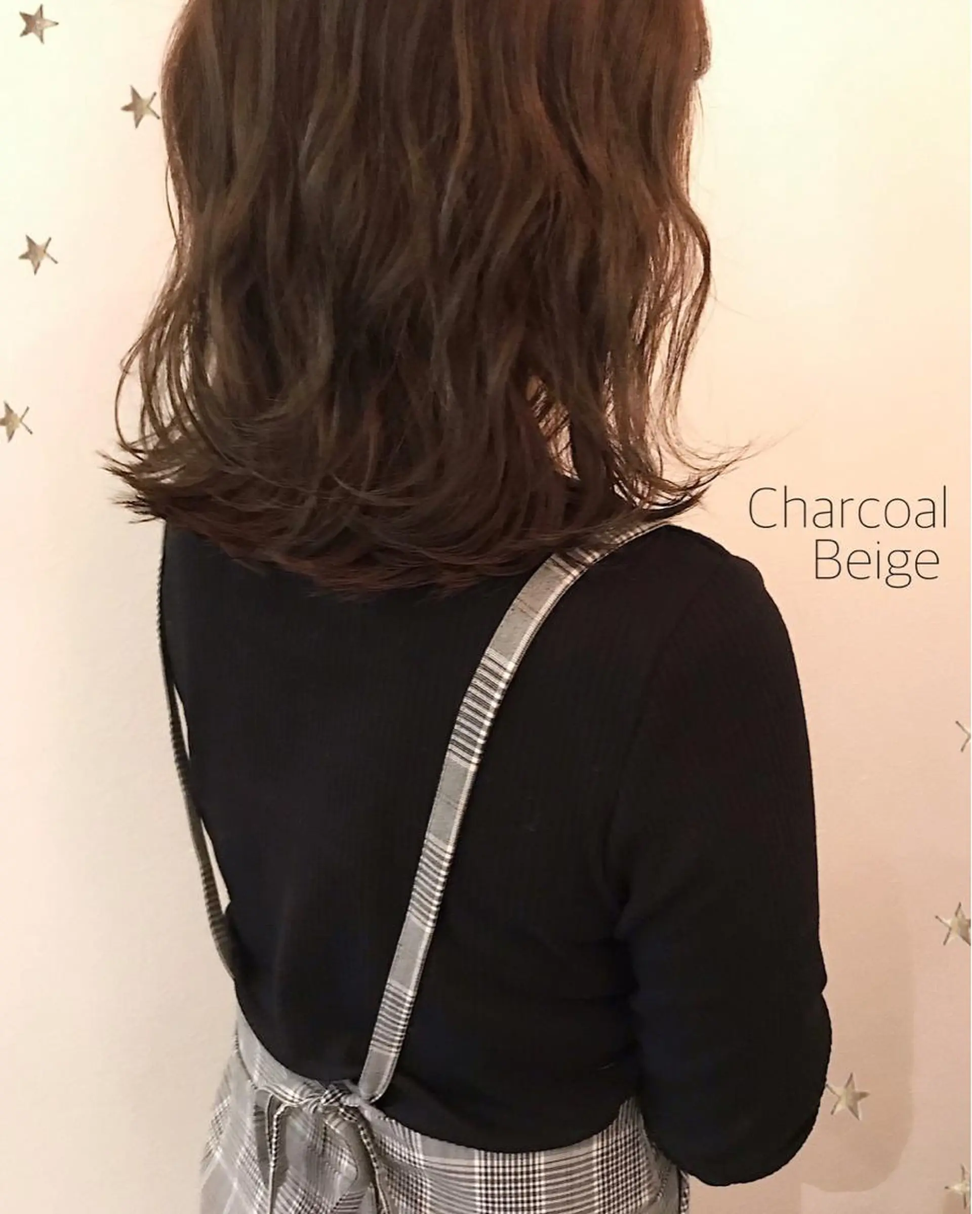 ミディアム カラー 市川 千夏のヘアスタイル