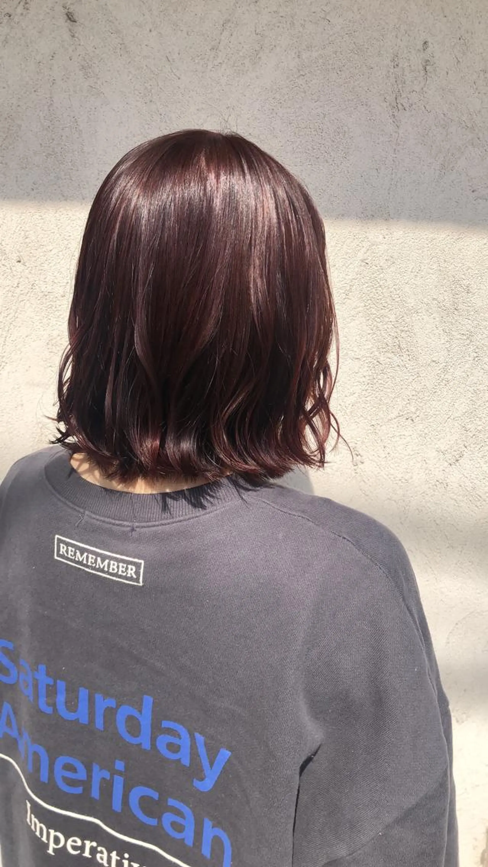 ミディアム カラー merc. 福田茜のヘアスタイル