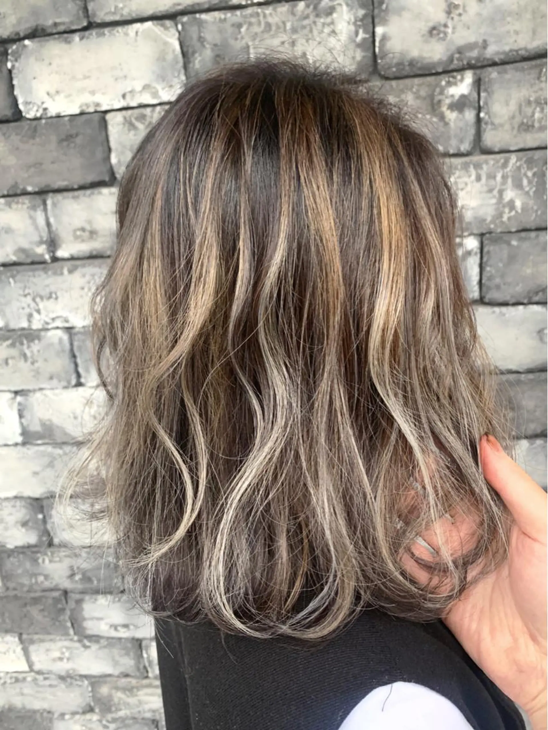 ミディアム カラー グレージュ ❤️千葉県代表❤️ 店長❤️柿本翔一朗のヘアスタイル