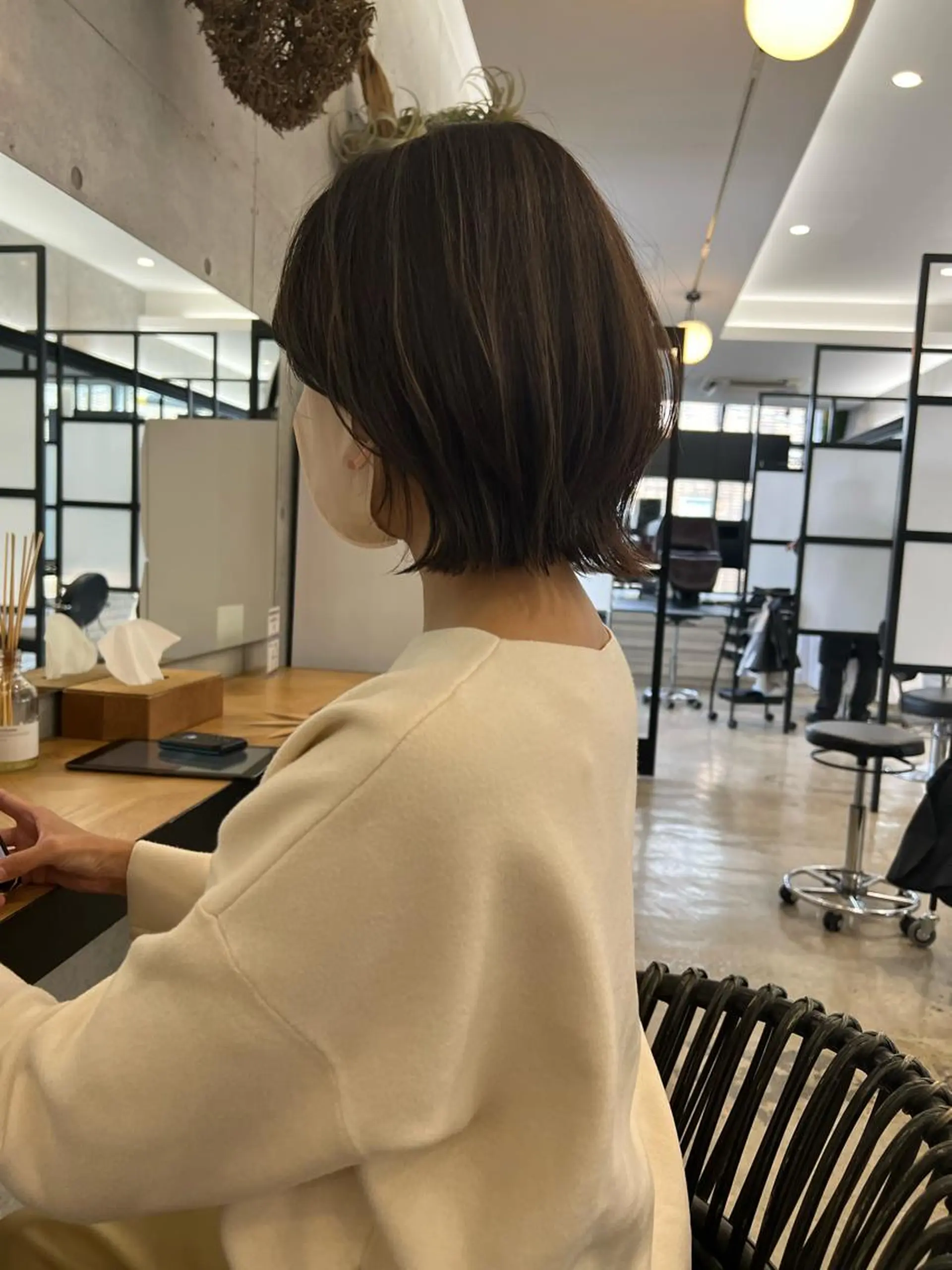 ミディアム カラー GO TODAY SHAiRE SALON Polaris店所属・くせっ毛カット タツヤのヘアスタイル
