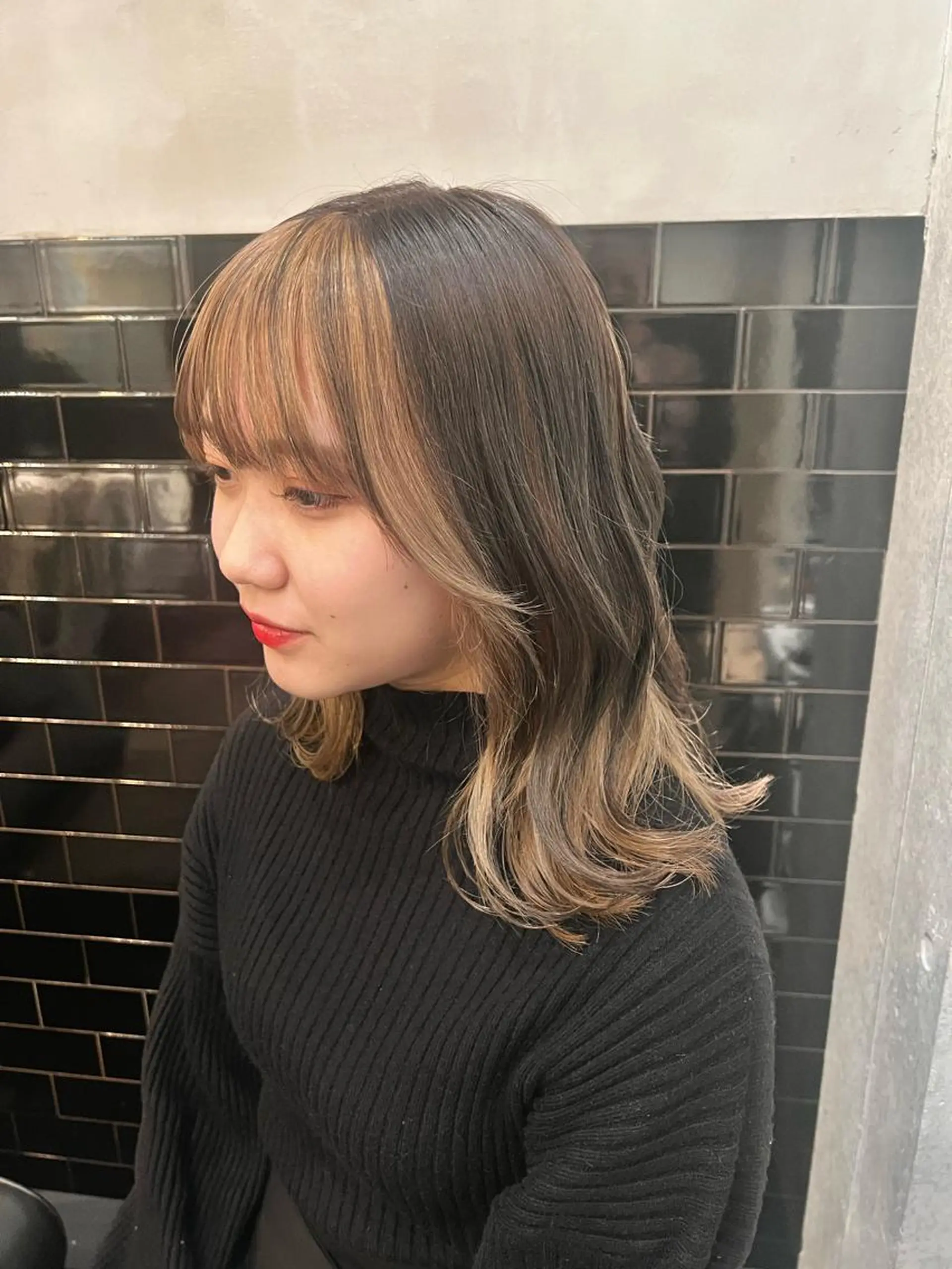 ミディアム ヘアカラー トリートメント 🌟髪質改善/透明感 🌟代表RYOのヘアスタイル