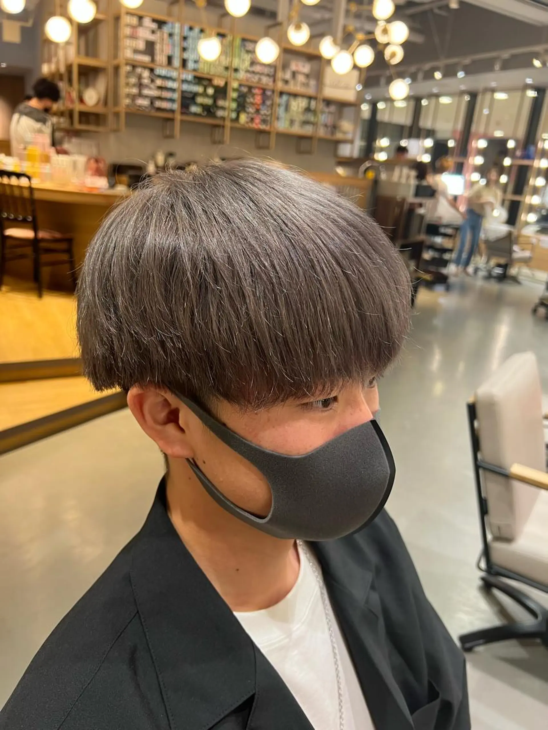 ショート カラー メンズ 梅田茶屋町メンズ 専門美容師 山元一平のヘアスタイル