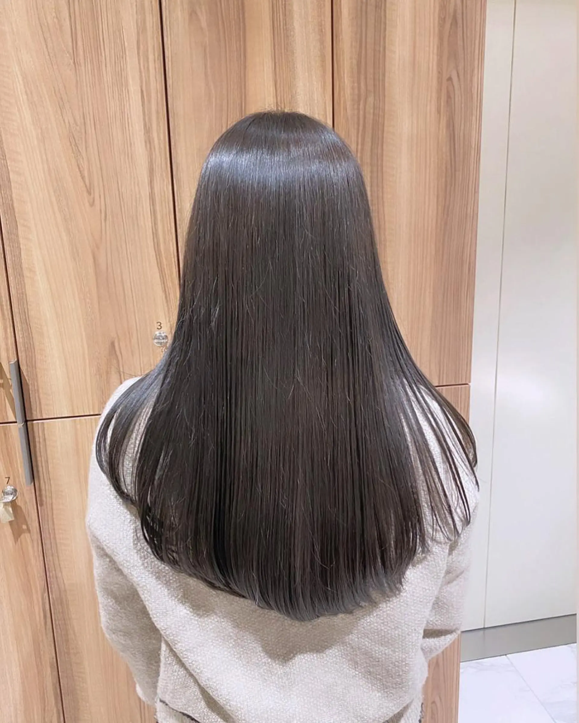 ロング ヘアカラー トリートメント ヘッドスパ ヘアセット 透明感モテ艶髪カラー Gallicaイリサのヘアスタイル