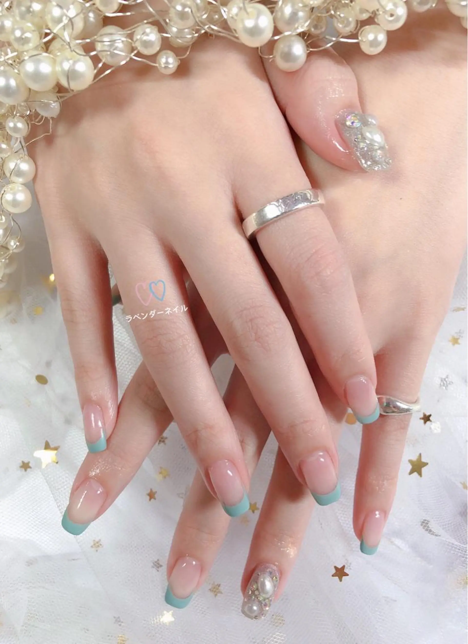 ネイル ラベンダー💖日暮里 ルル💖ネイルのネイルデザイン