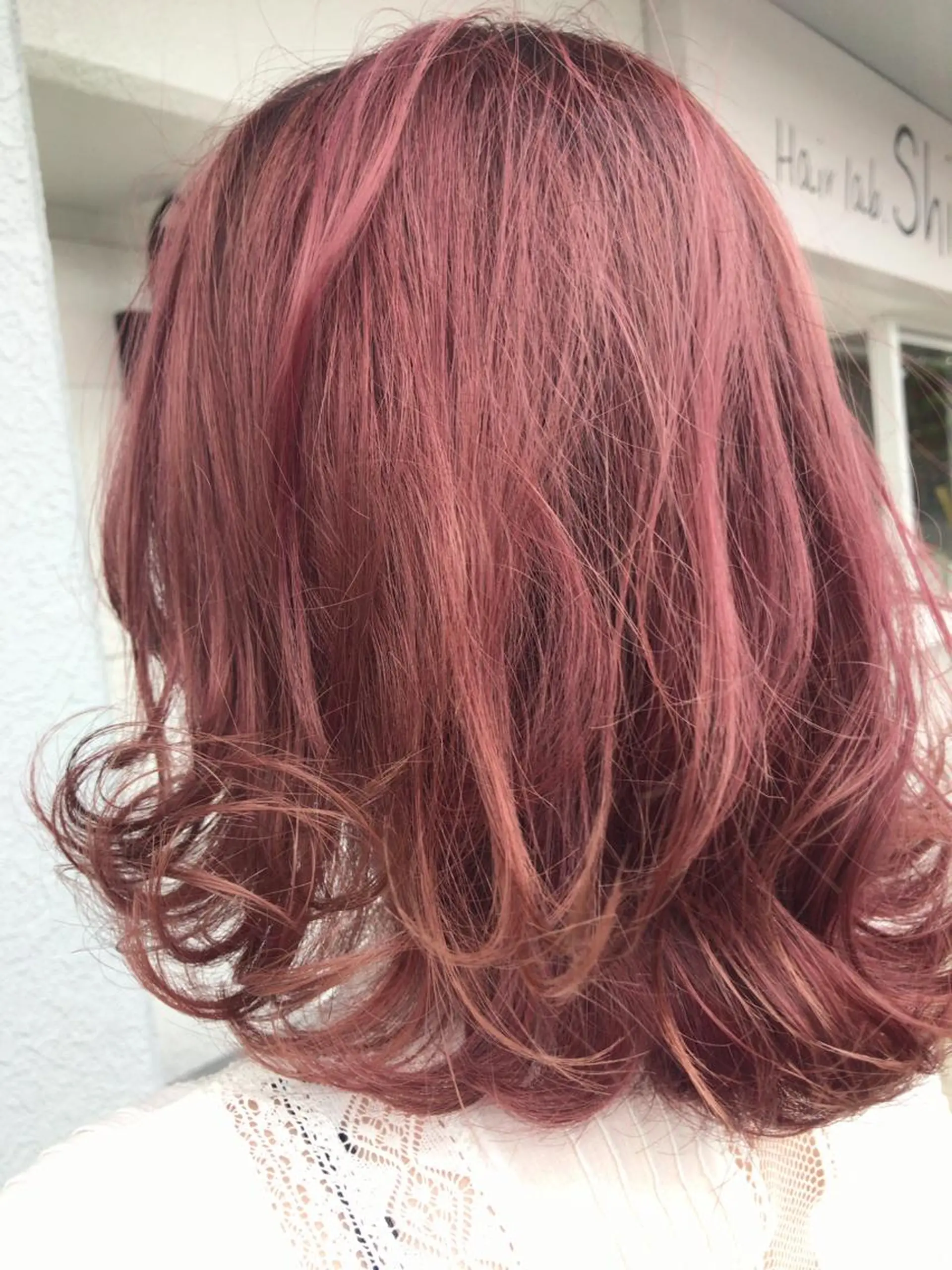 ミディアム カラー レイヤーカット匠 イソザキノリユキのヘアスタイル