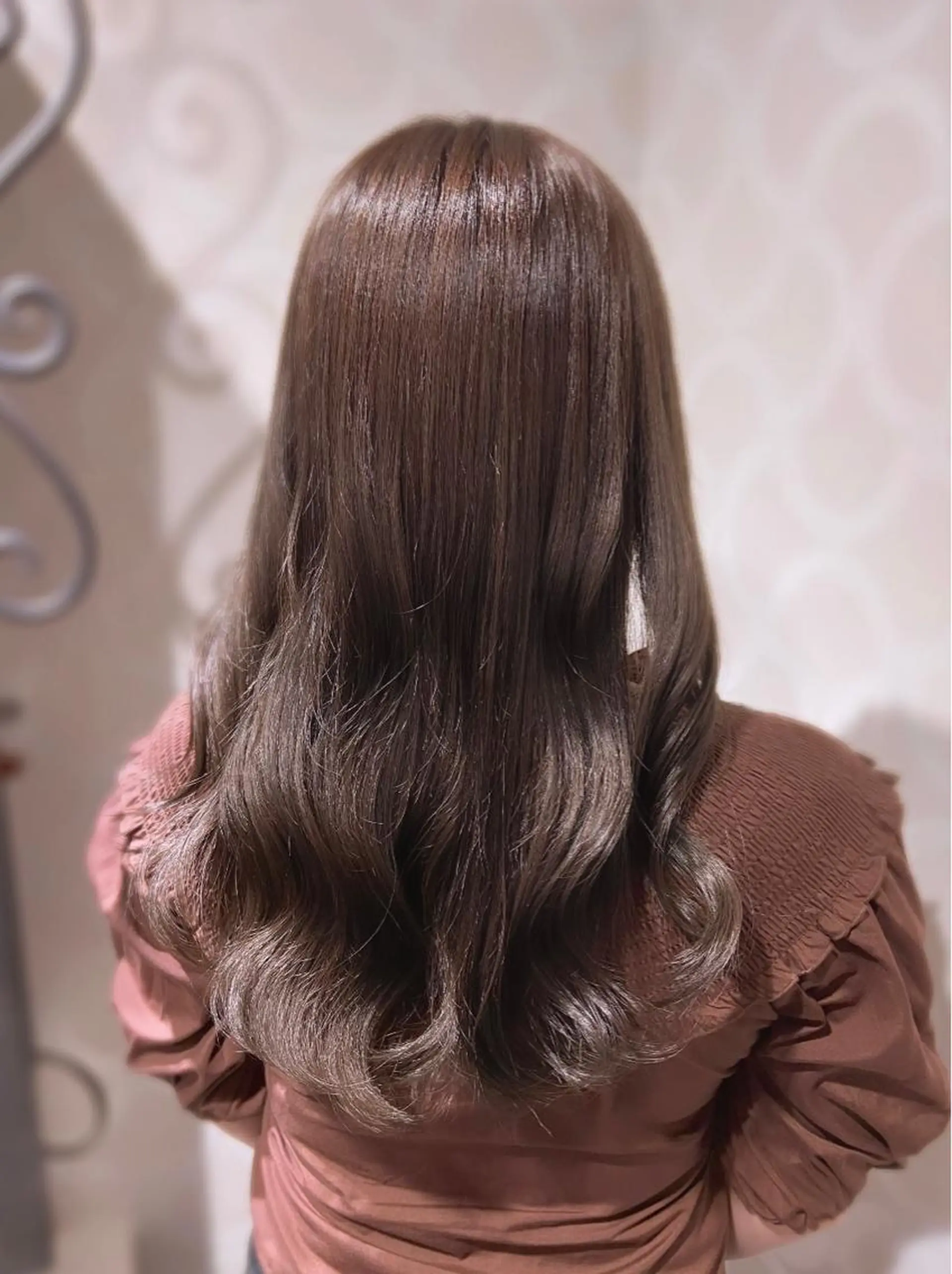 ロング カラー ベージュカラー ブラウンカラー ショコラグレージュ チョコレートブラウン ココアベージュ 韓国ヘア ♡tomimaのヘアスタイル