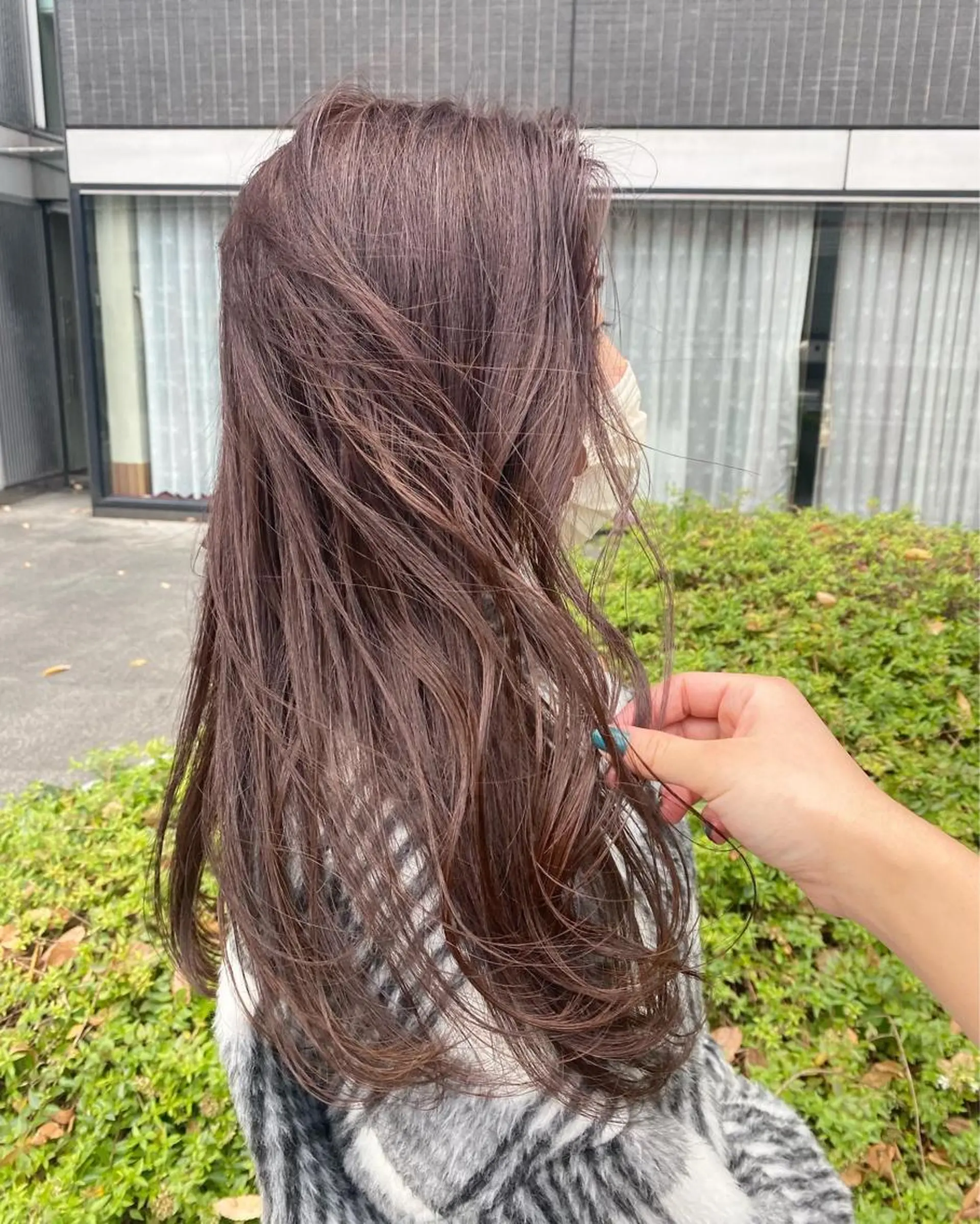 ロング デザインカラー/ボブ ブリーチカラー/ユリのヘアスタイル