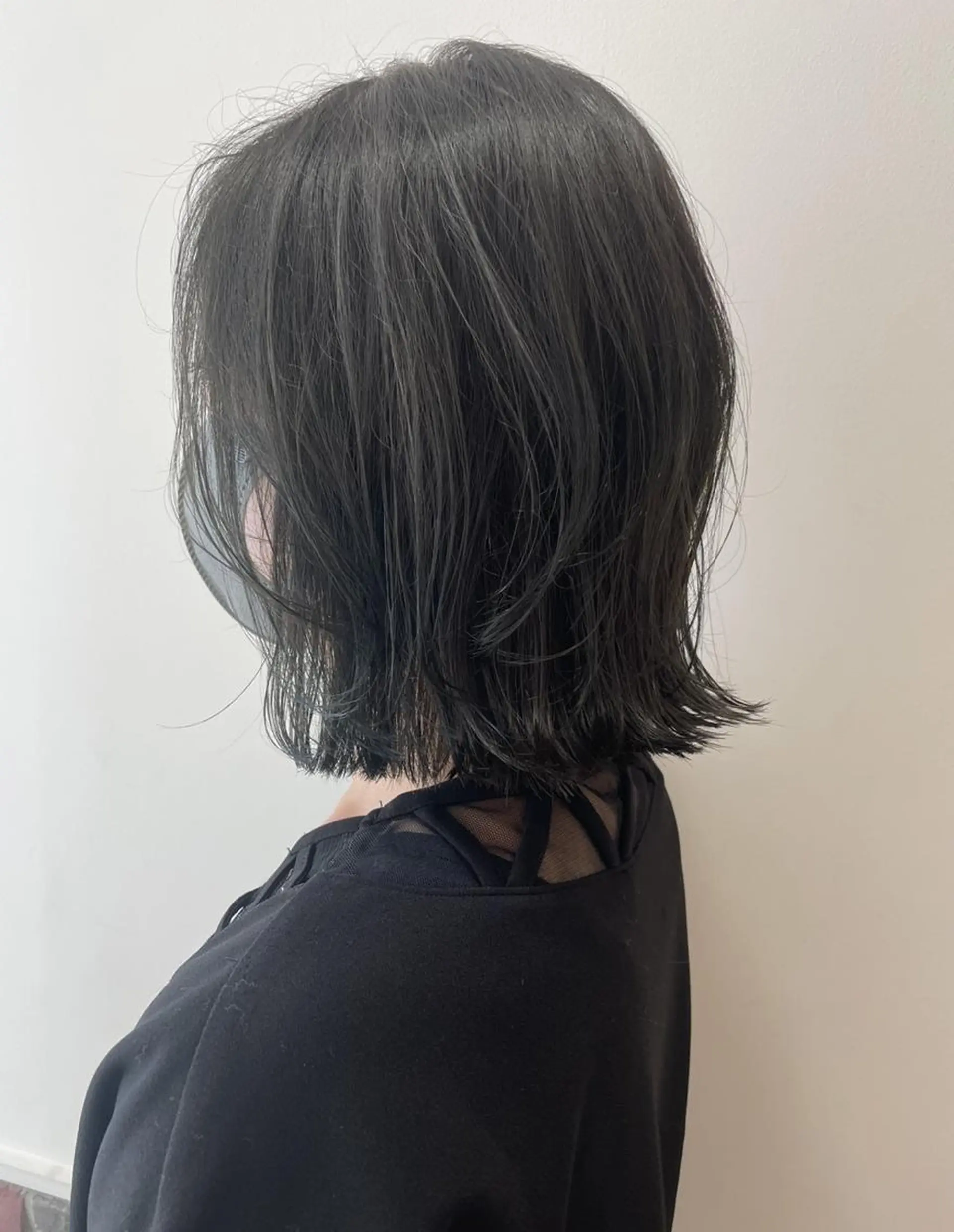 カラー ミディアム ボブ🍊暖色カラー 浅草【Bob美容師】のヘアスタイル