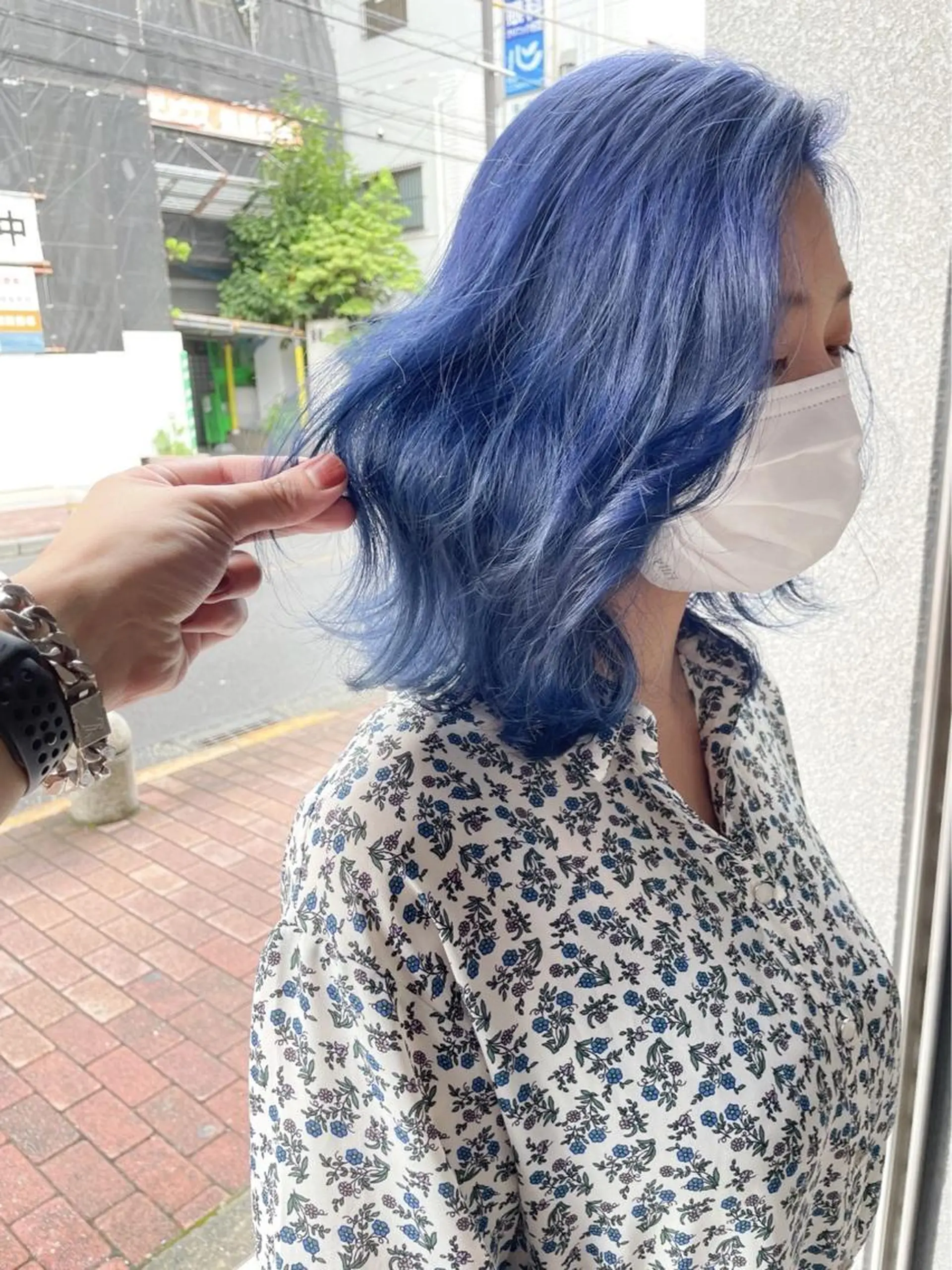 ロング カラー ヘアアレンジ ヘアカラー トリートメント ヘアセット 🩶【推しハイトーン 】yuzu🩶のヘアスタイル