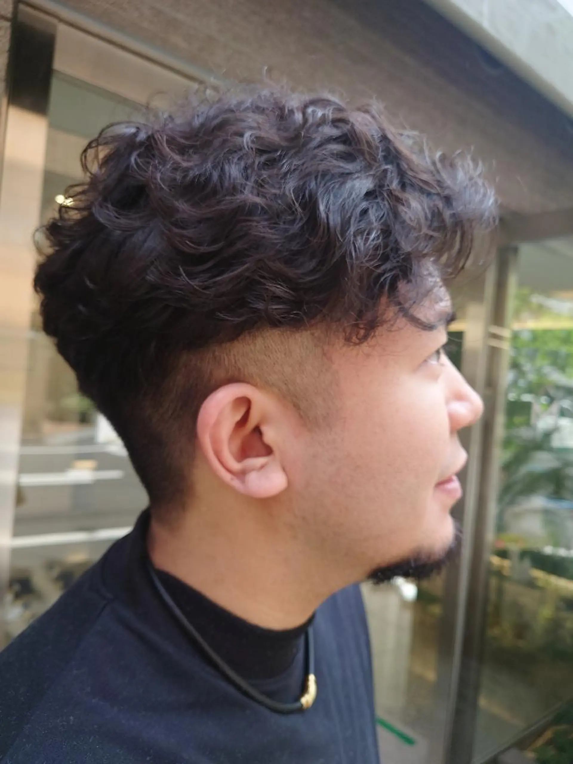 ショート メンズ パーマ メンズパーマ あいだ🐼ミニモ 4月限定クーポン配信のヘアスタイル