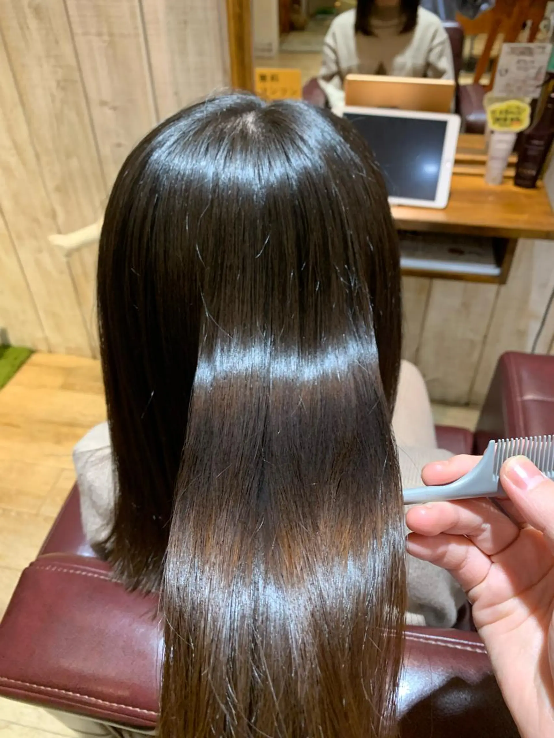 セミロング カラー 髪質改善/美髪のプ口 中島みきのヘアスタイル