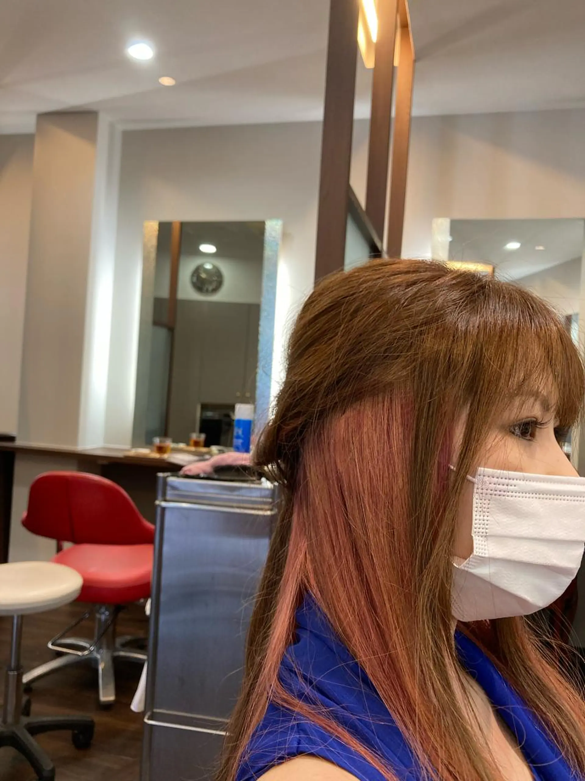 ロング カラー 藤森 達也のヘアスタイル