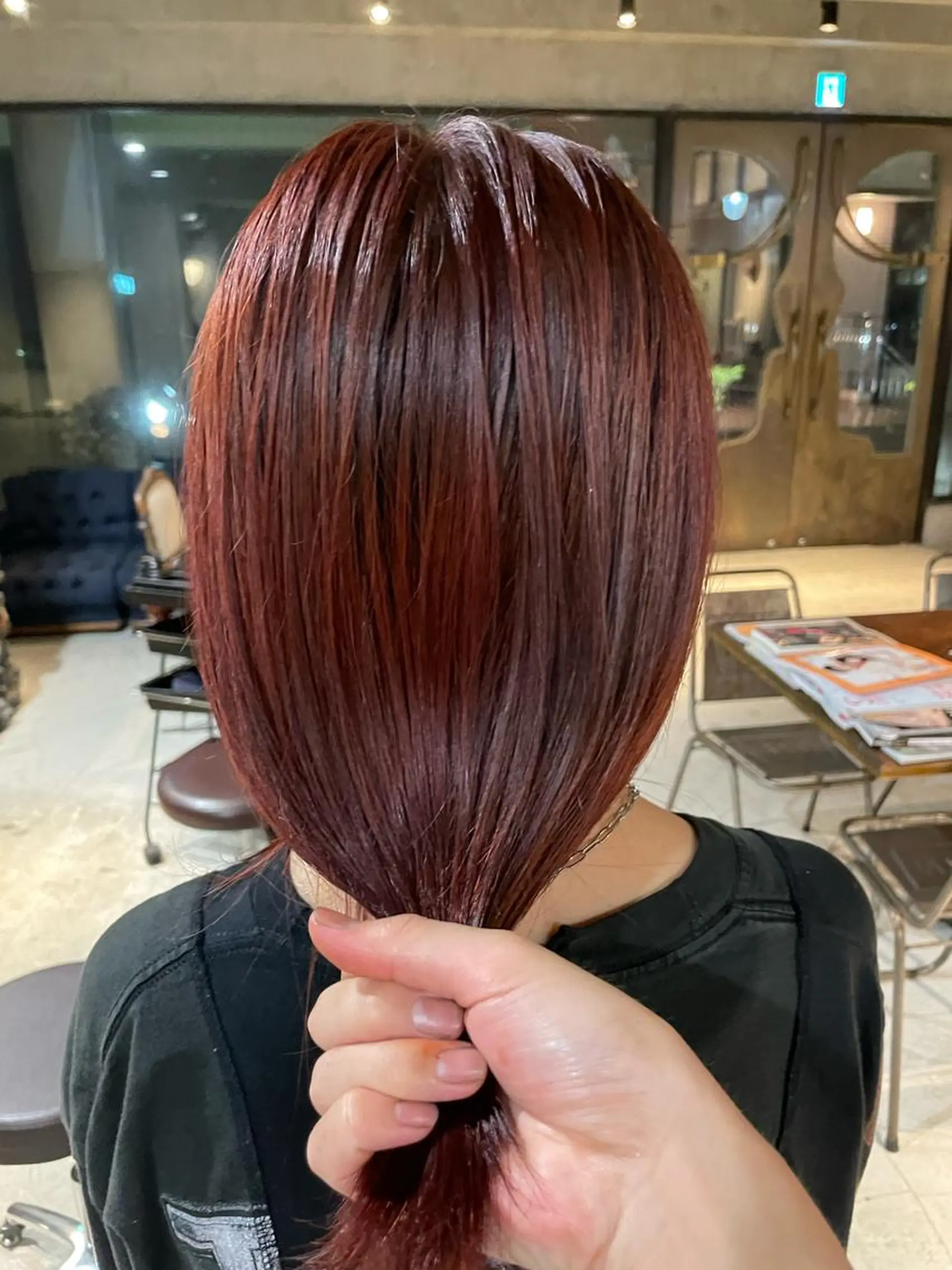 ミディアム カラー ヘアカラー トリートメント ヘアセット 🌿透明感/レイヤー 🌿TATSUKIのヘアスタイル