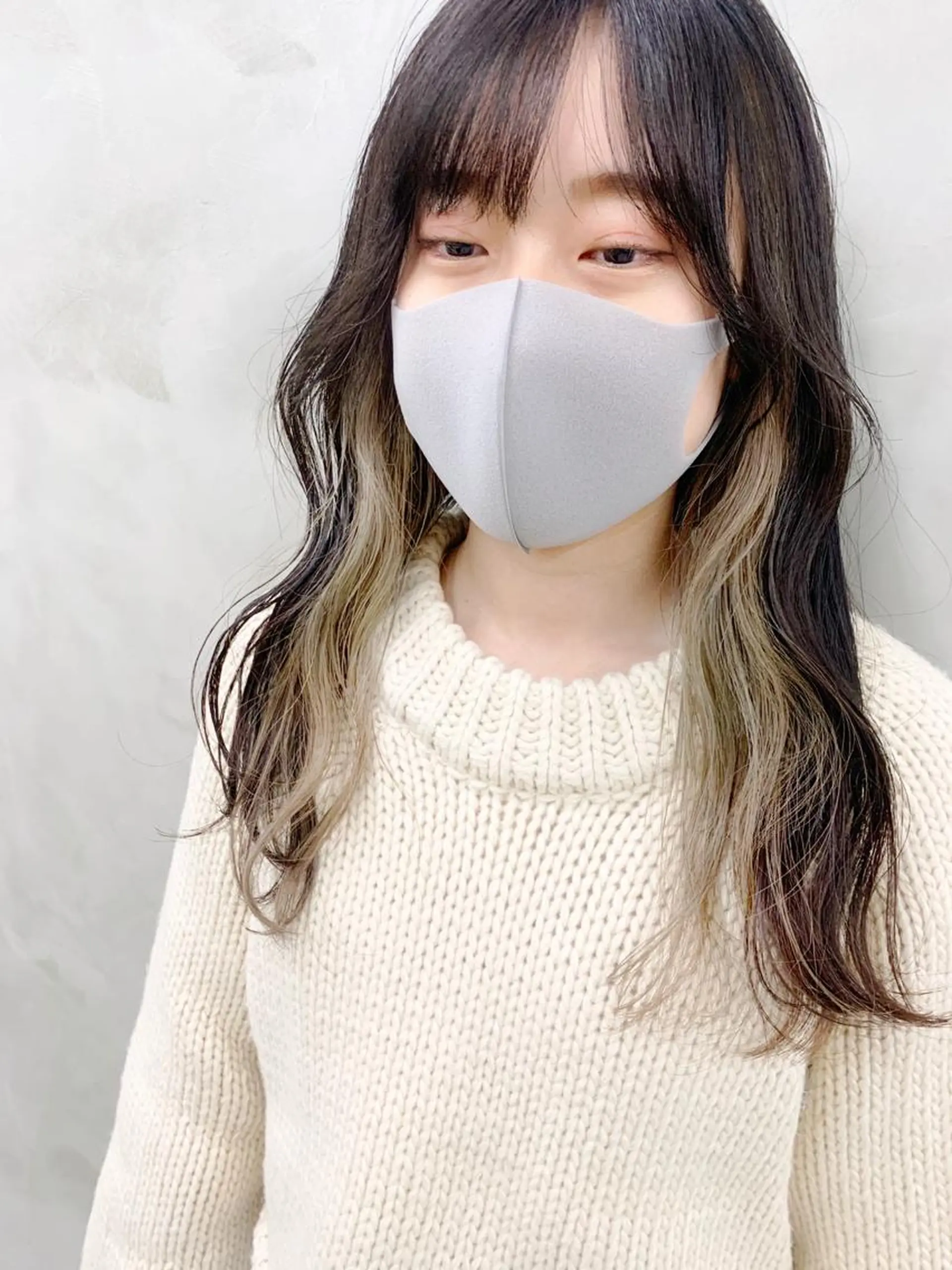 カラー ベージュカラー インナーカラー ミルクティーベージュ ヘッドスパ (女性限定)🍋モエのヘアスタイル