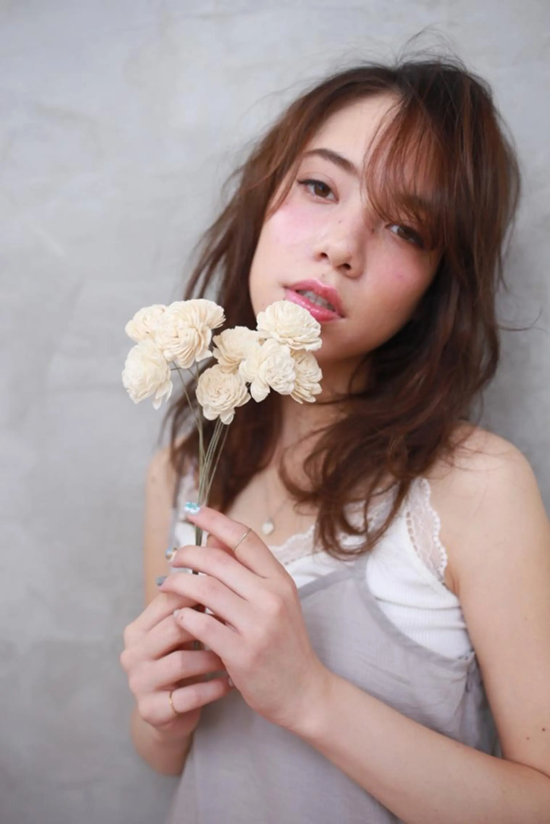 セミロング 松島 涼花のヘアスタイル