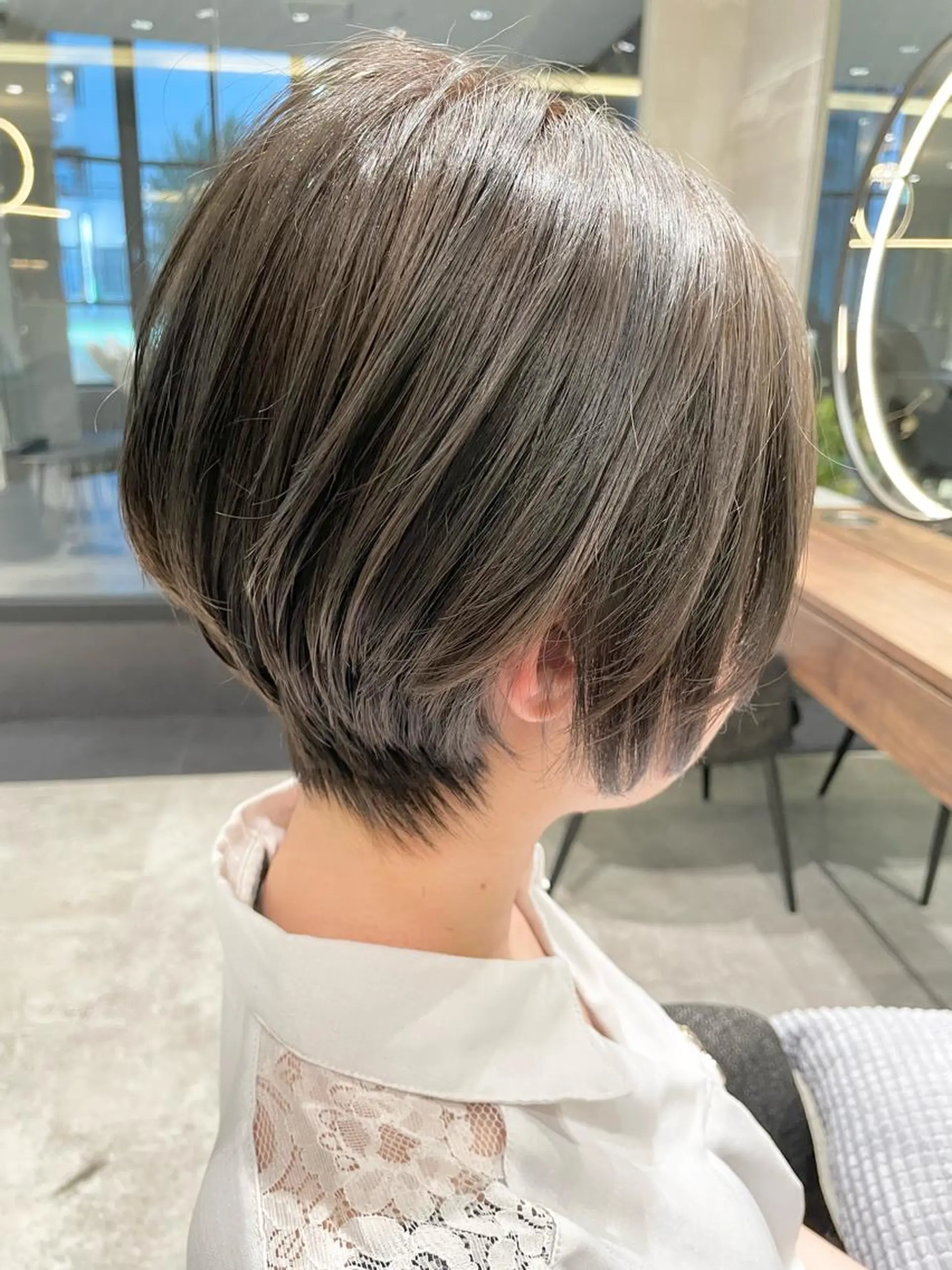 ショート カラー ショートヘア ✨透明感カラー✨ ✨小顔カット✨山木のヘアスタイル