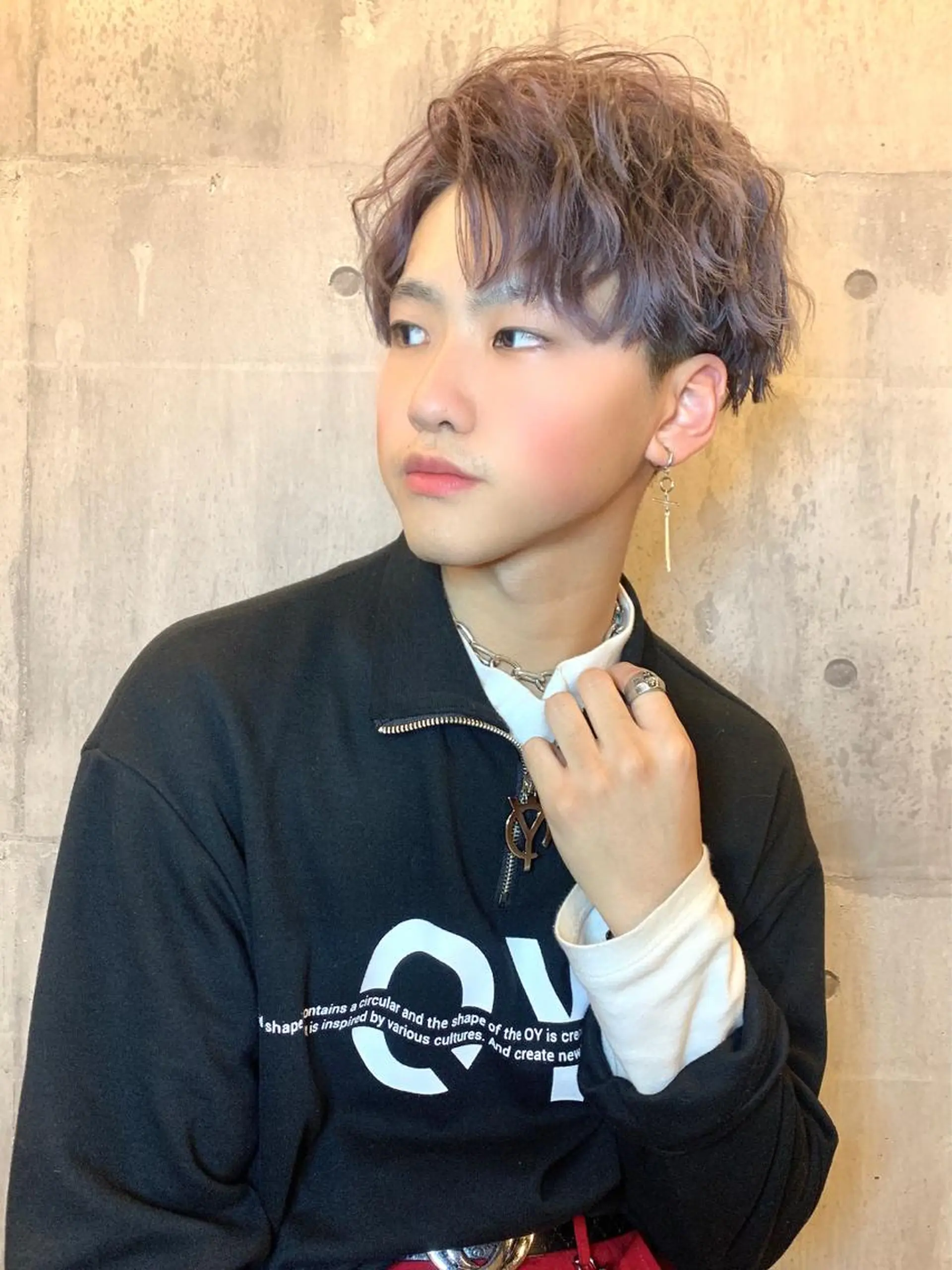 ショート カラー パーマ メンズ特化👨 細谷碧海のヘアスタイル