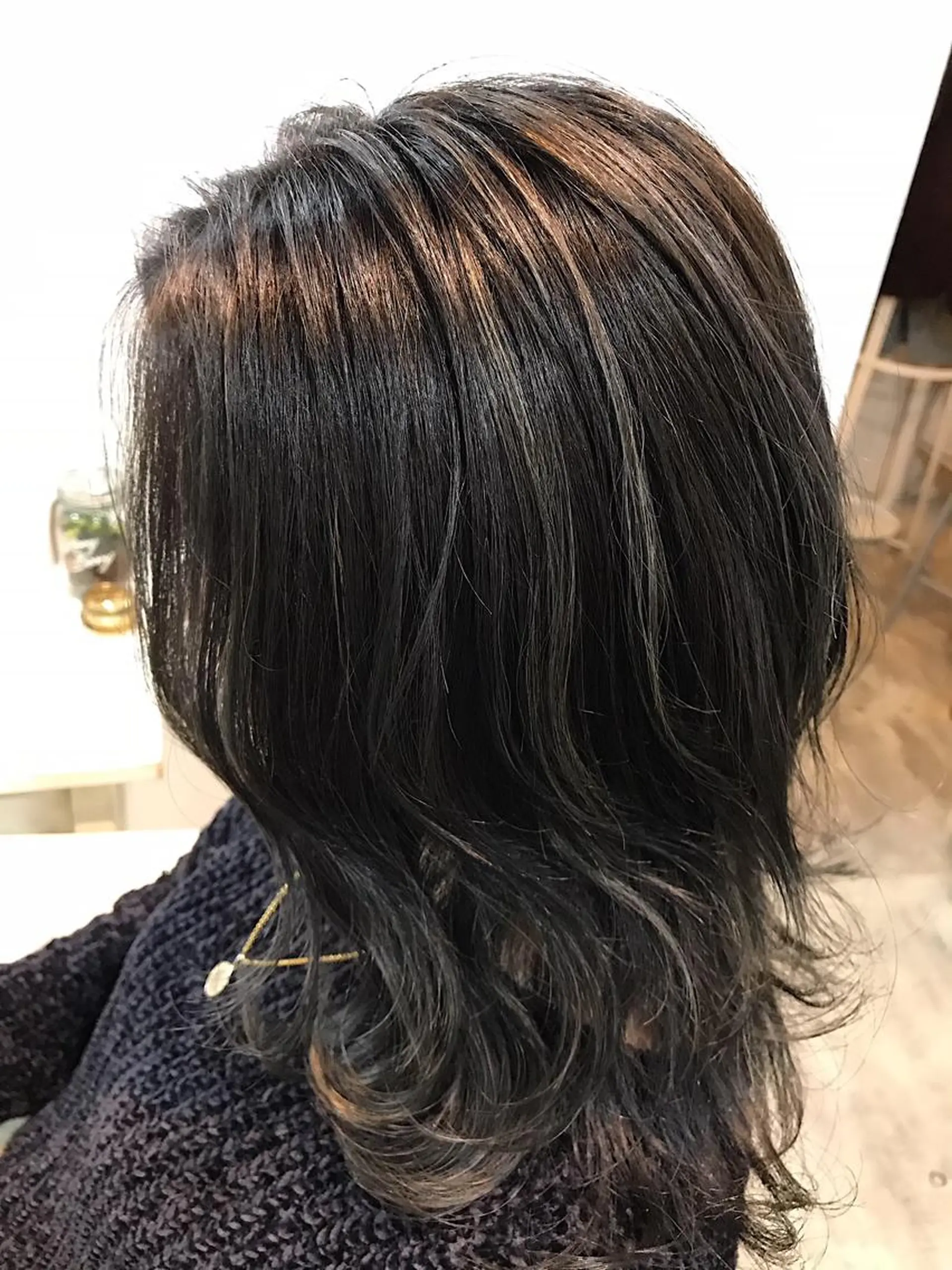 セミロング カット Luuna hair loungeのヘアスタイル