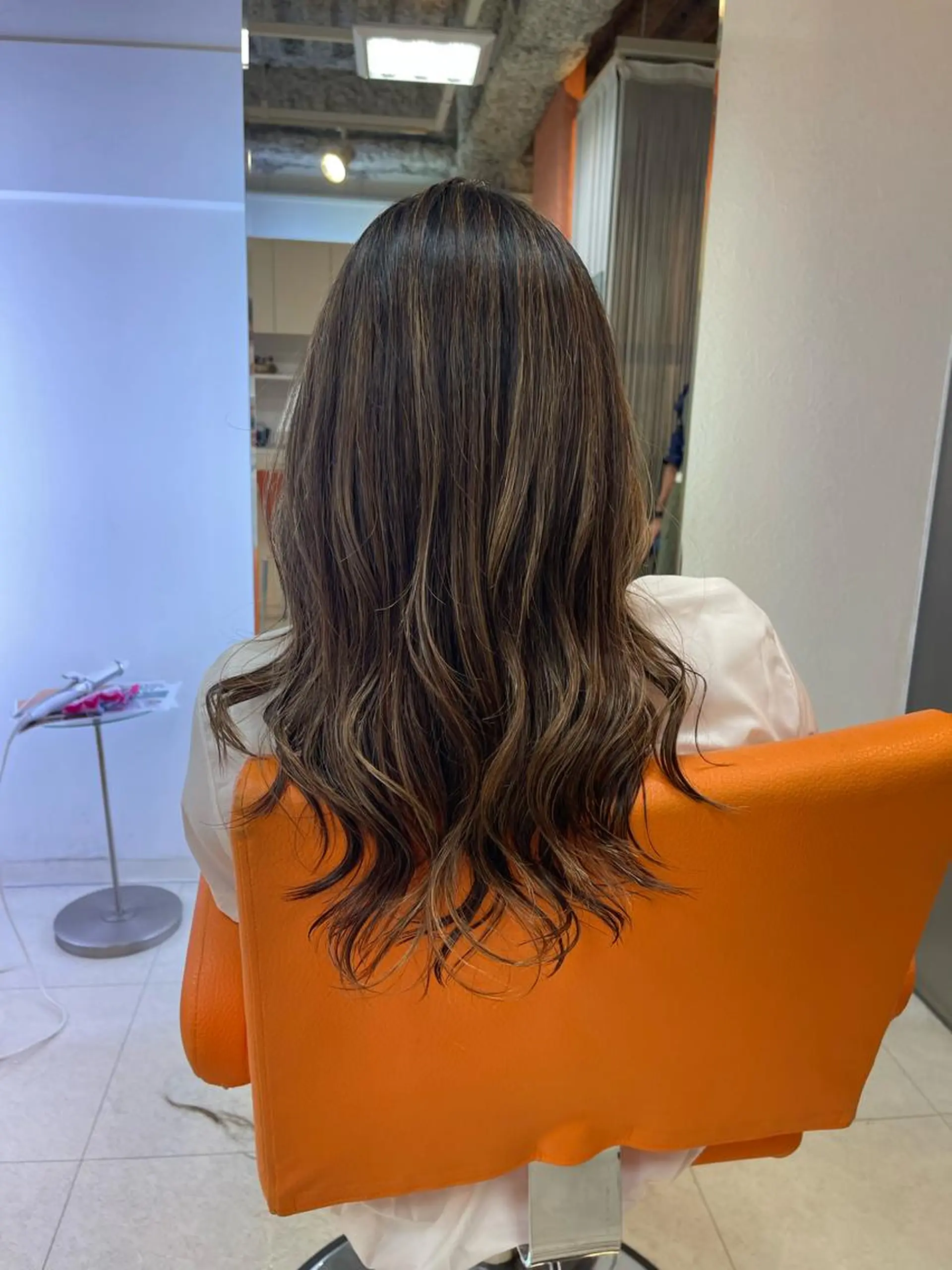 ロング カラー ヘアアレンジ 鶴﨑 美優亜のヘアスタイル