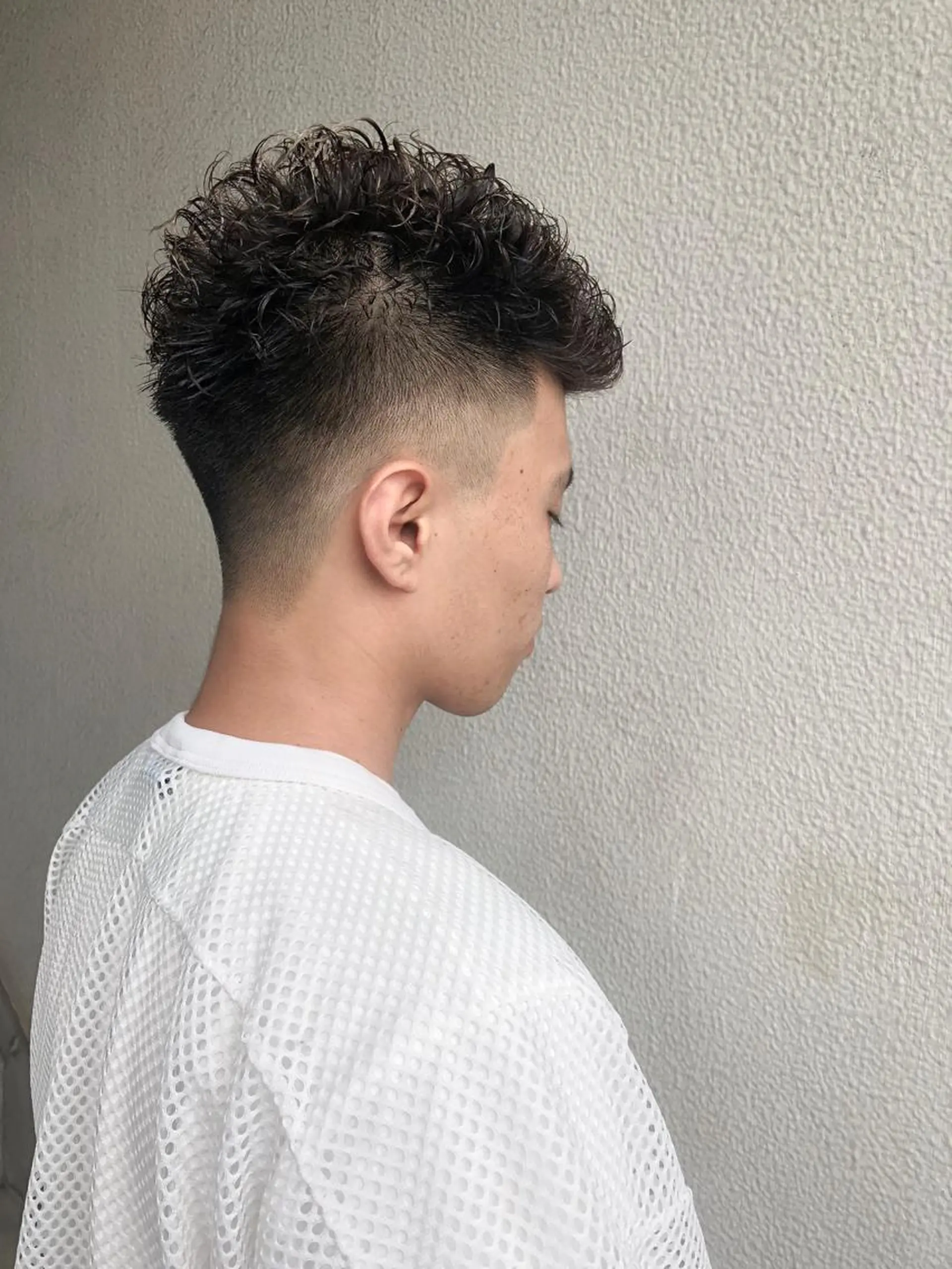 メンズ カット 森本裕/オーナー/ スパイラルパーマのヘアスタイル