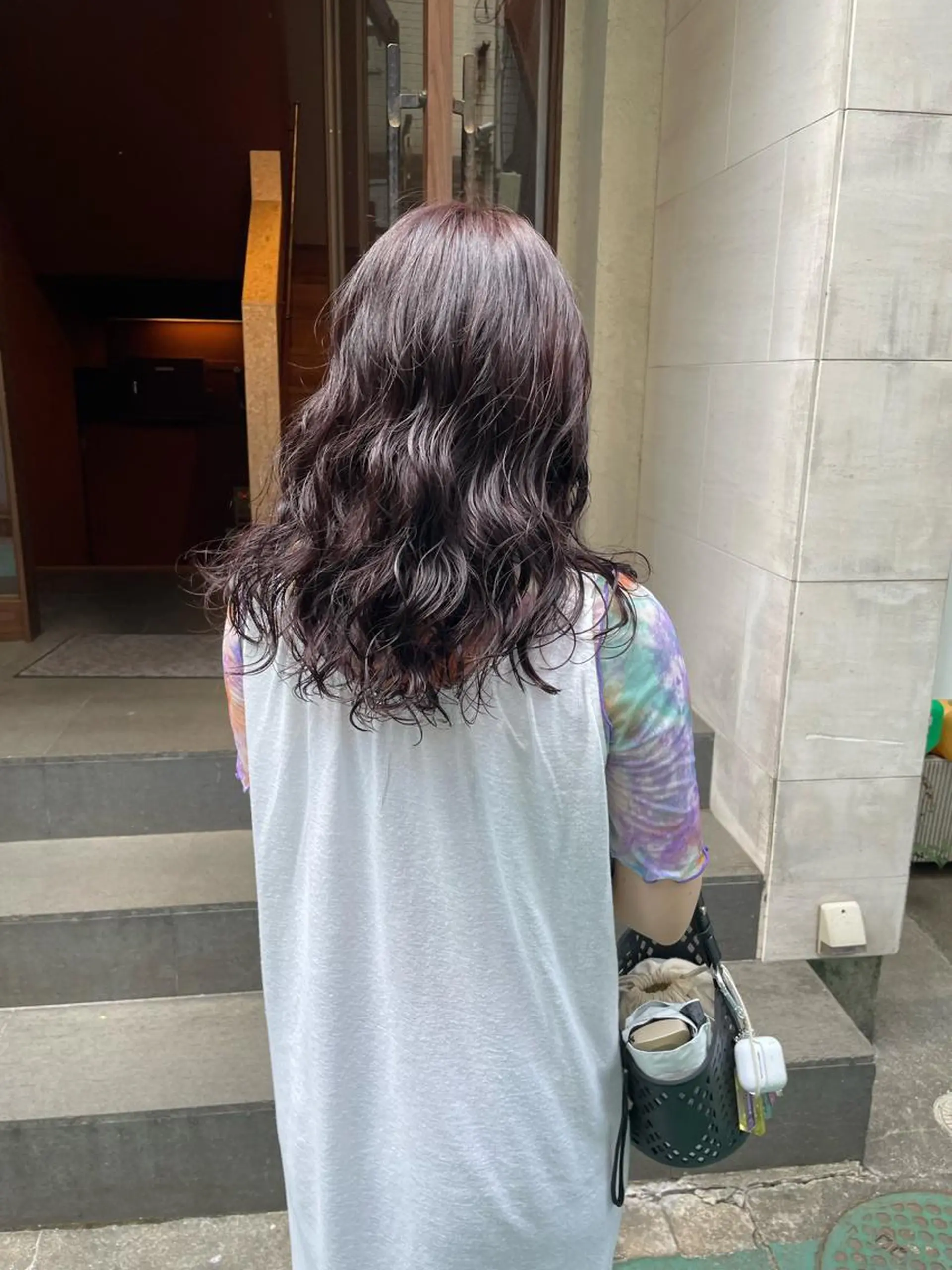 セミロング カラー パーマ キッズ セミロングパーマ オトナヘア🌸 harukaのヘアスタイル