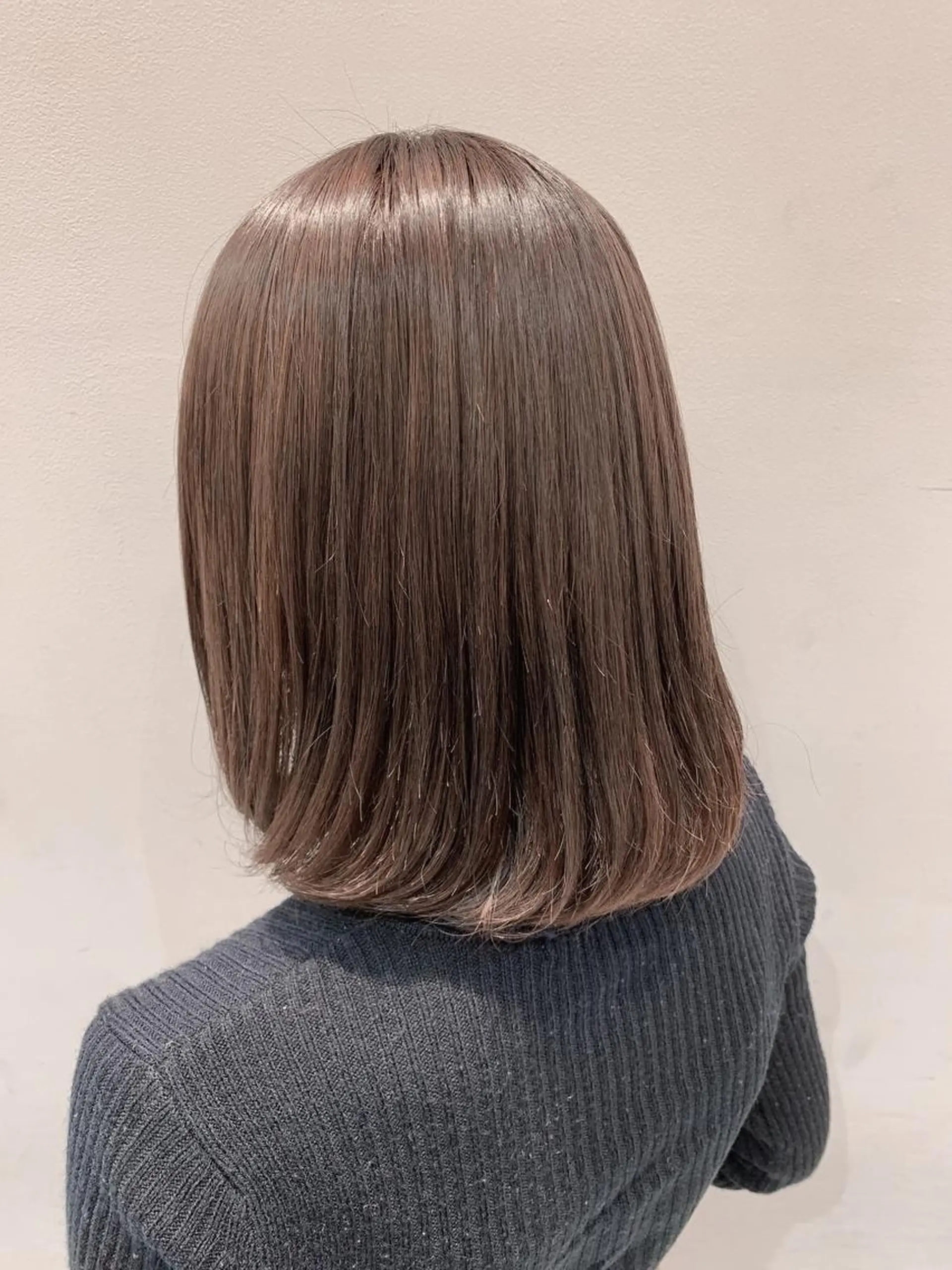 ミディアム カラー グレージュ オレンジ ヘアカラー トリートメント 🦖鶴岡香純🦖 5/1から復帰しますのヘアスタイル